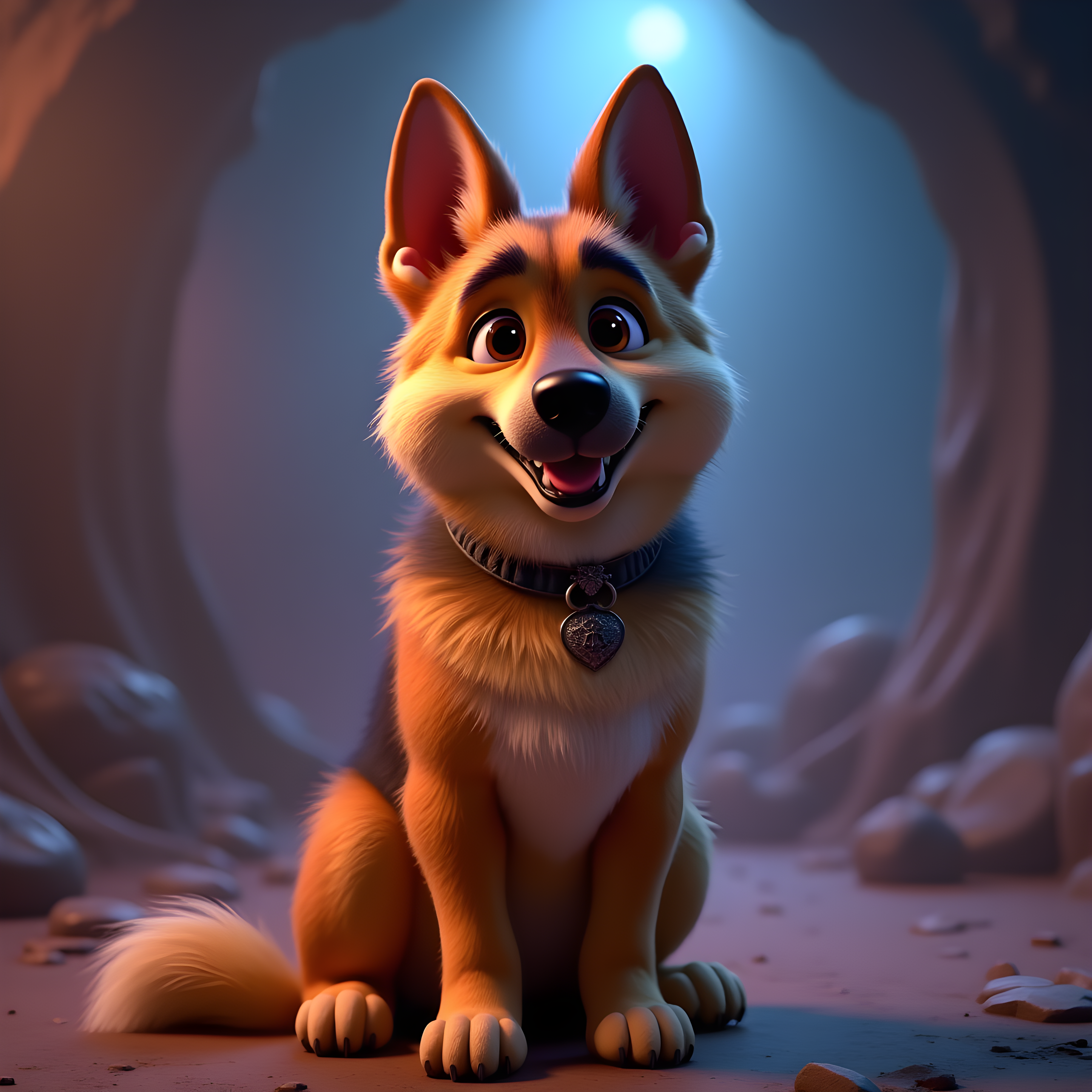 Hero Shepherd — 3D Render (Fantasy)
