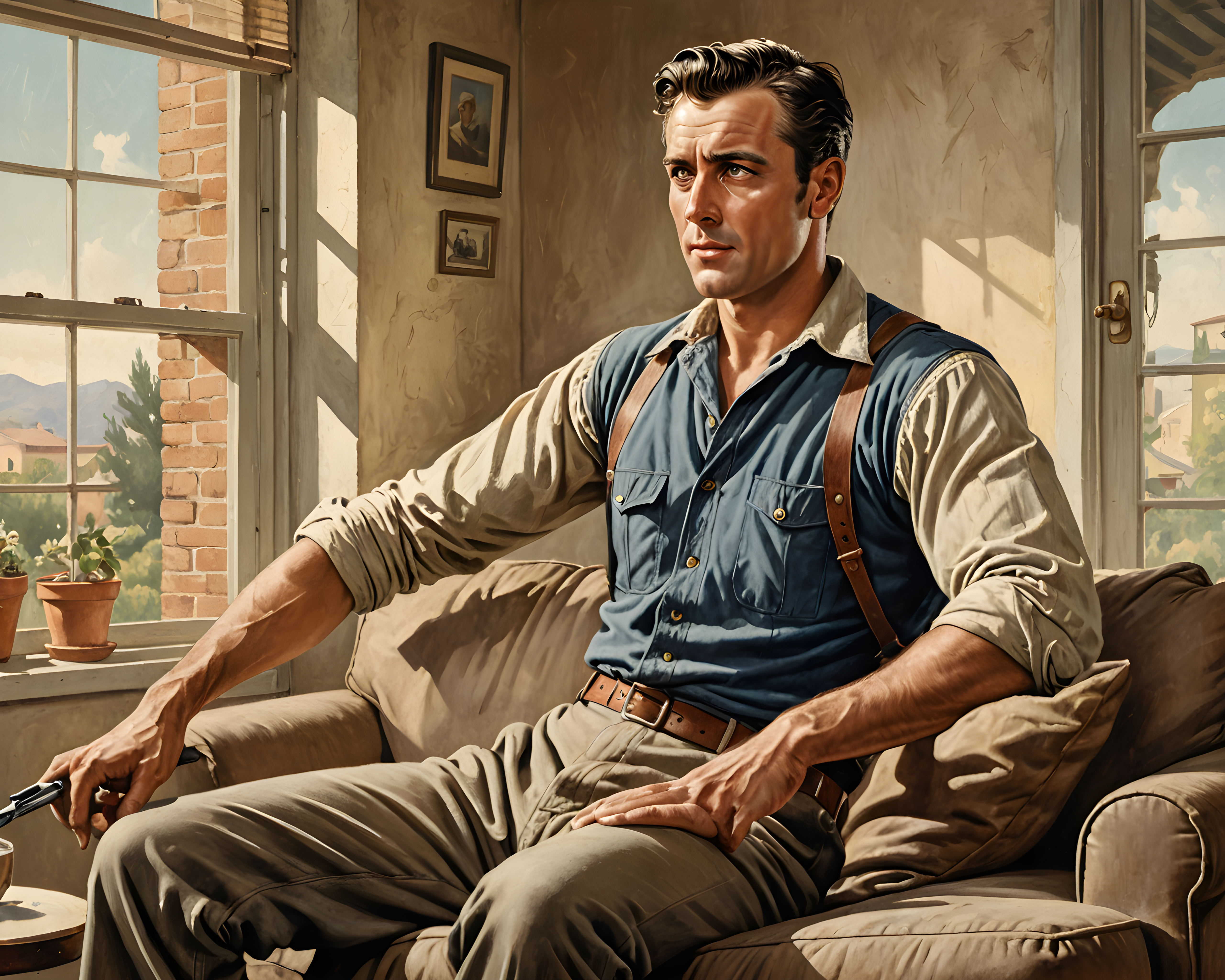 Hero Shepherd — Vintage Poster (Lifestyle)