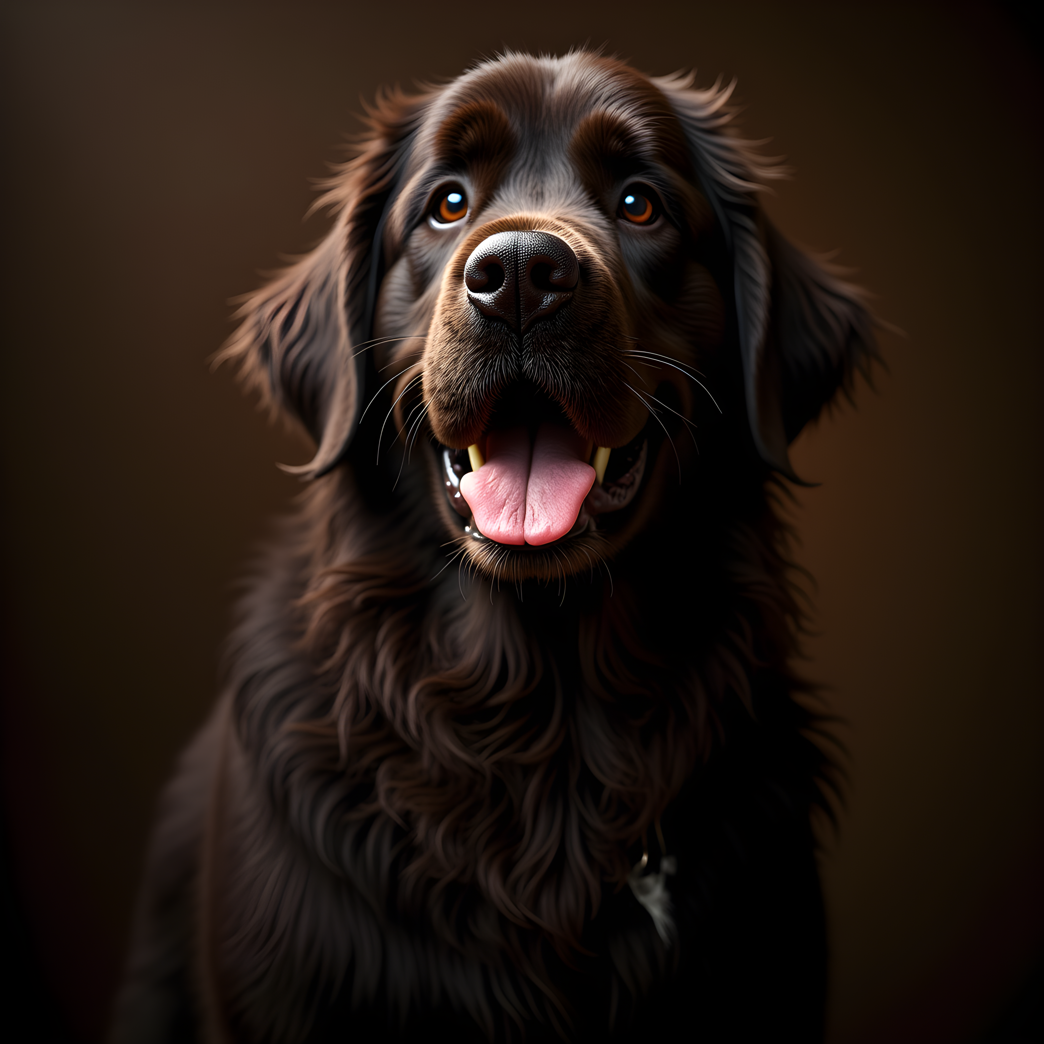 Lifesaver Newfoundland — Realistic (Happy)