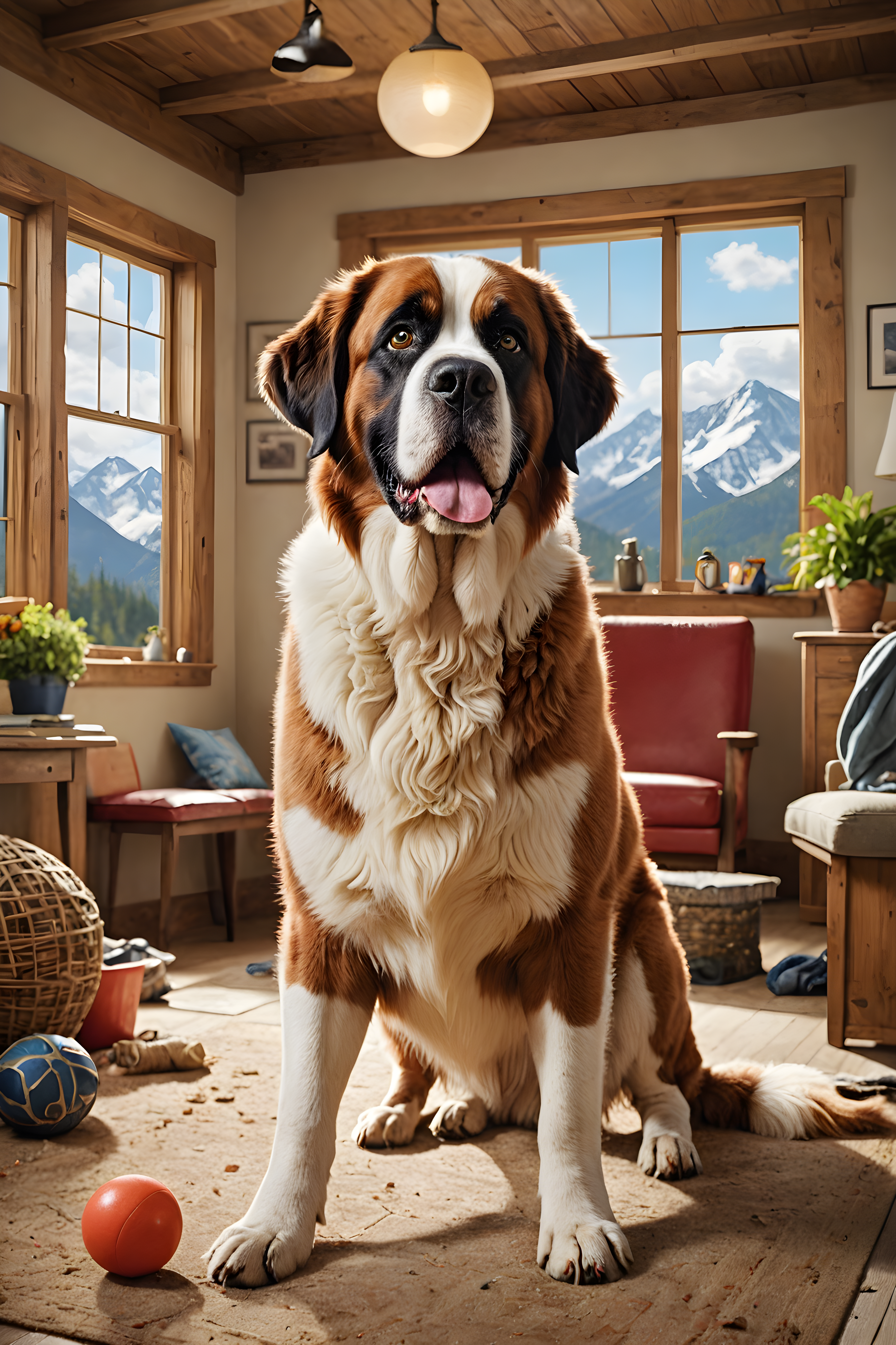 Rescue Saint Bernard — Funny (Playful)