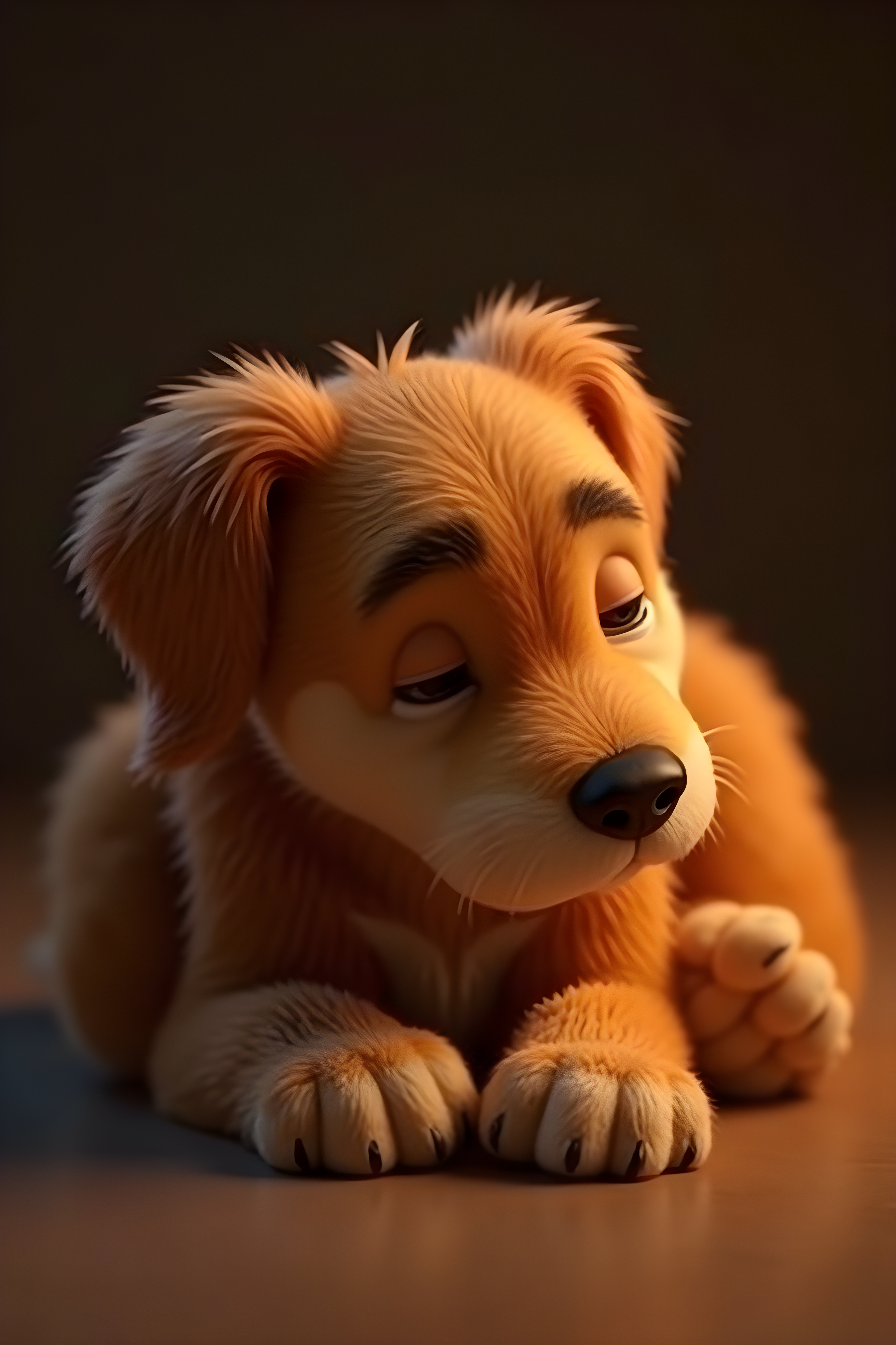 Service Retriever — 3D Render (Sleepy)