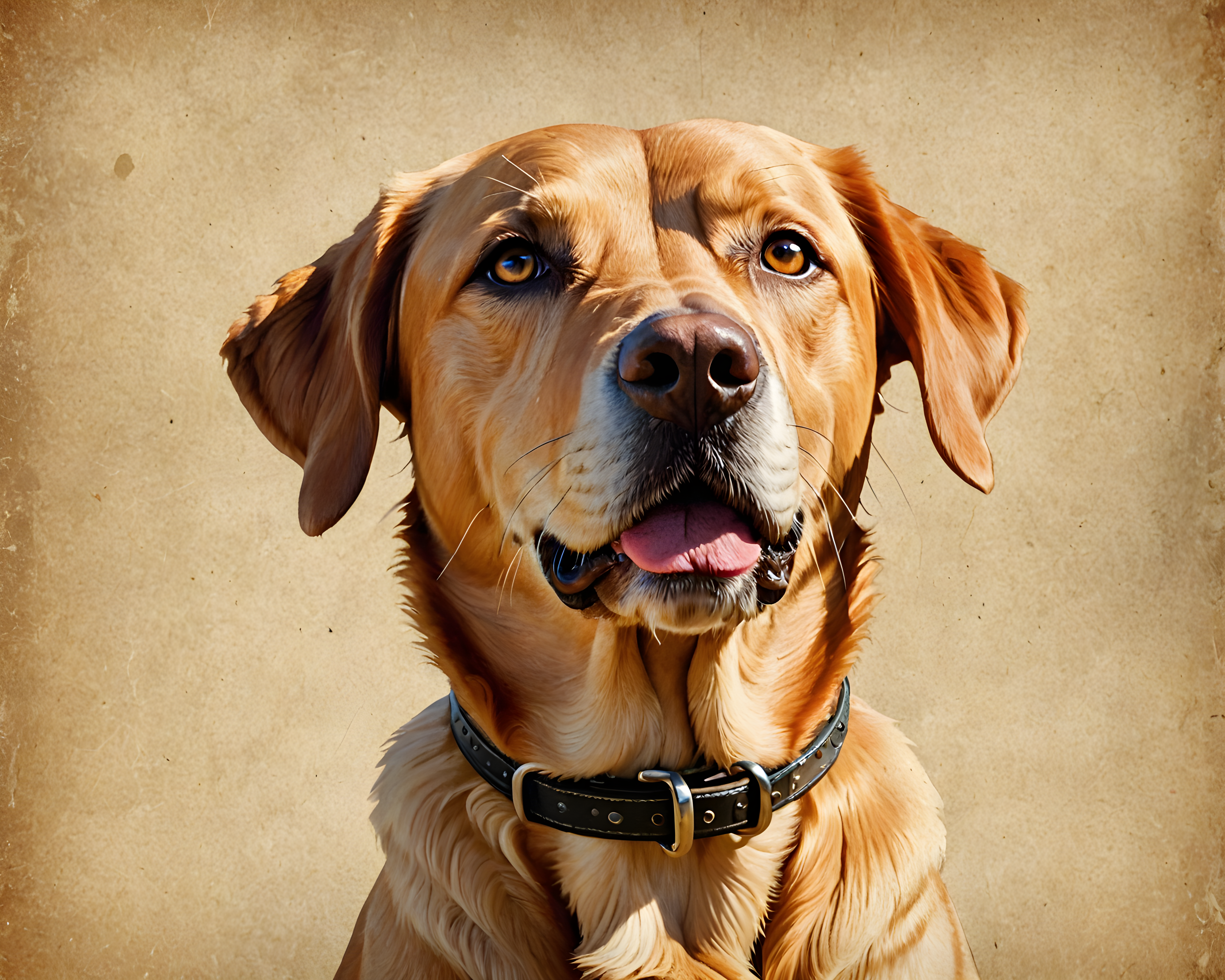 Service Retriever — Vintage Poster (Playful)