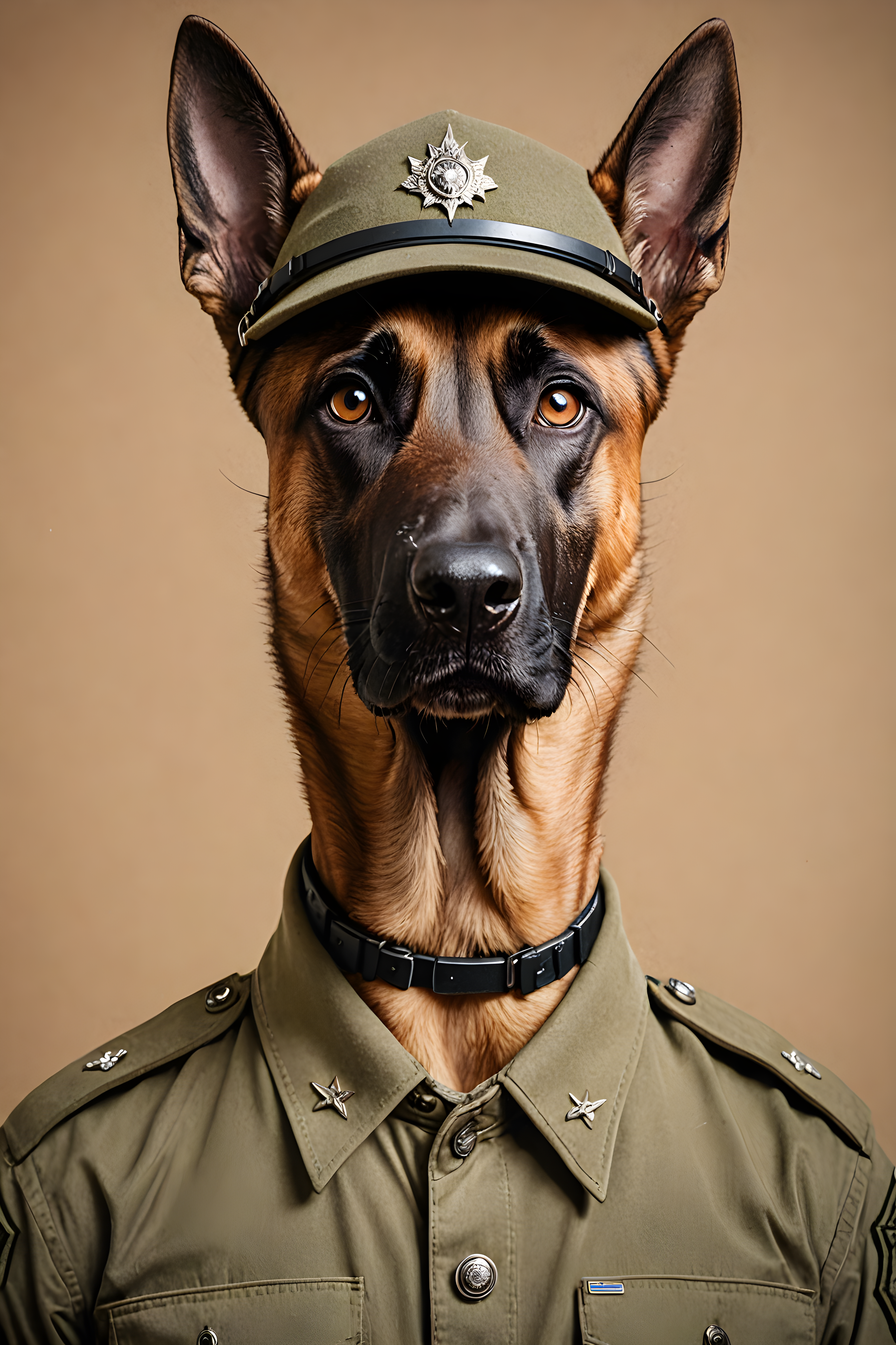Soldier Malinois — Cartoon / Kawaii (Aesthetic)