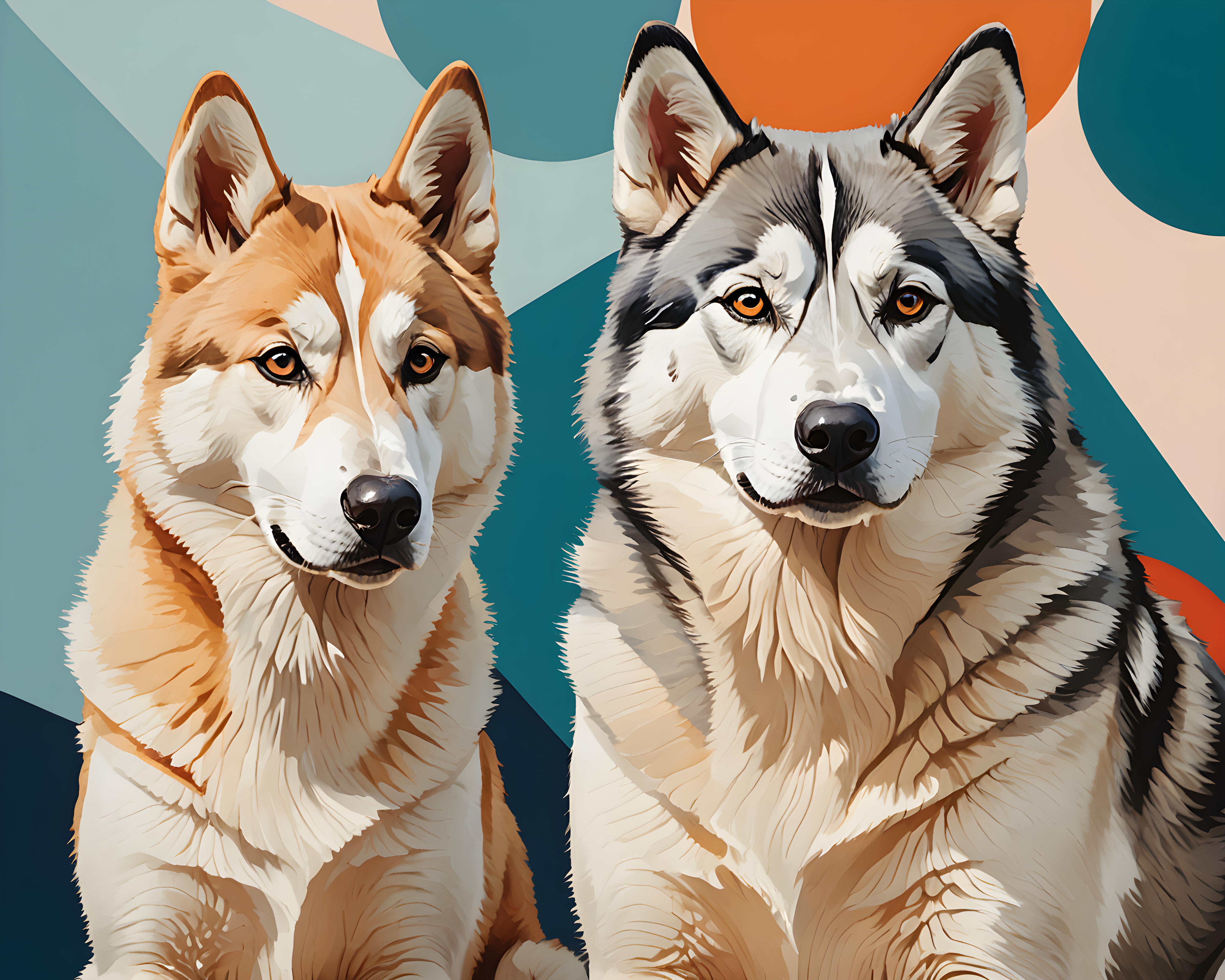 Editorial Husky — Abstract (Emotional)