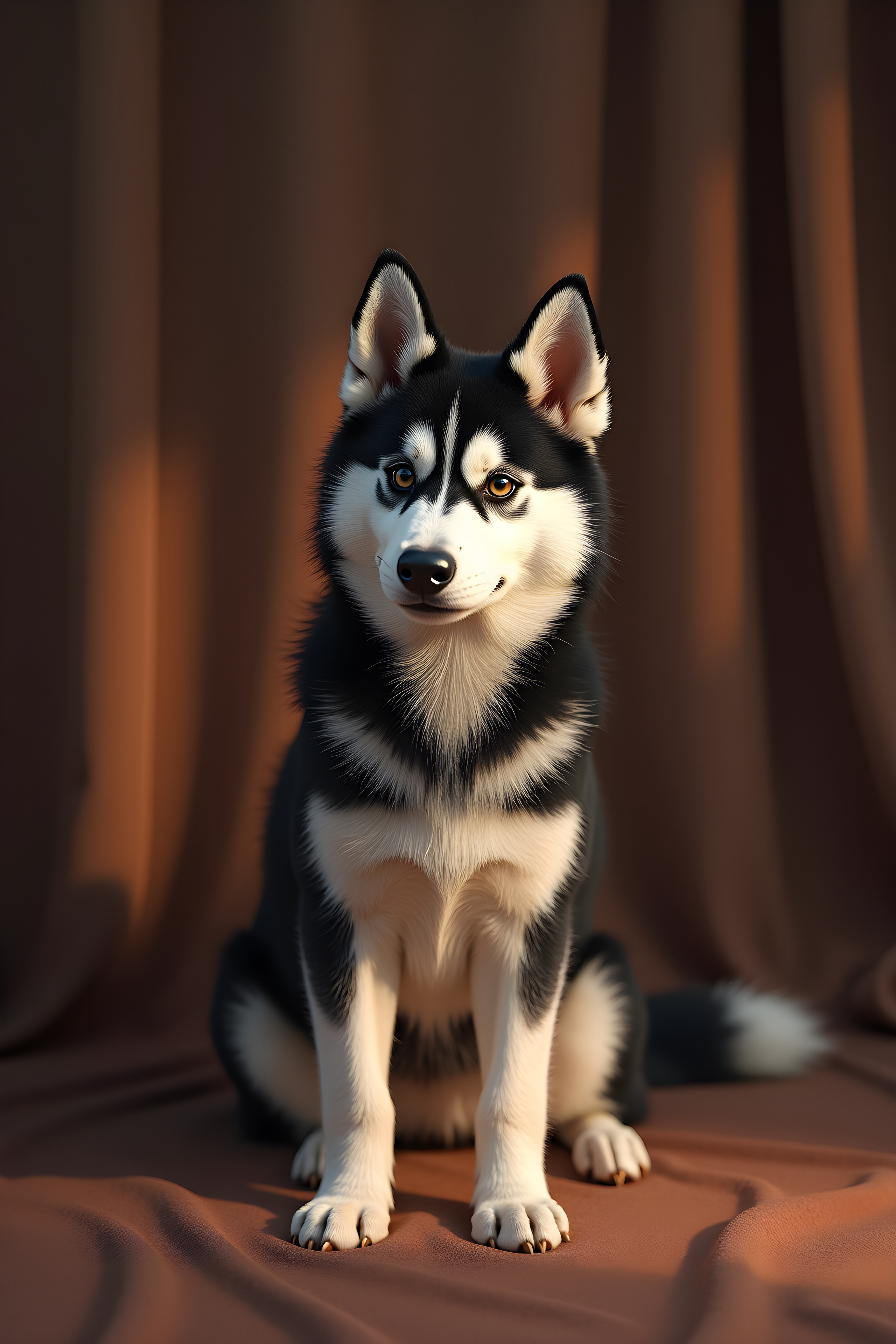 Editorial Husky — Hyper-Realistic (Luxury)
