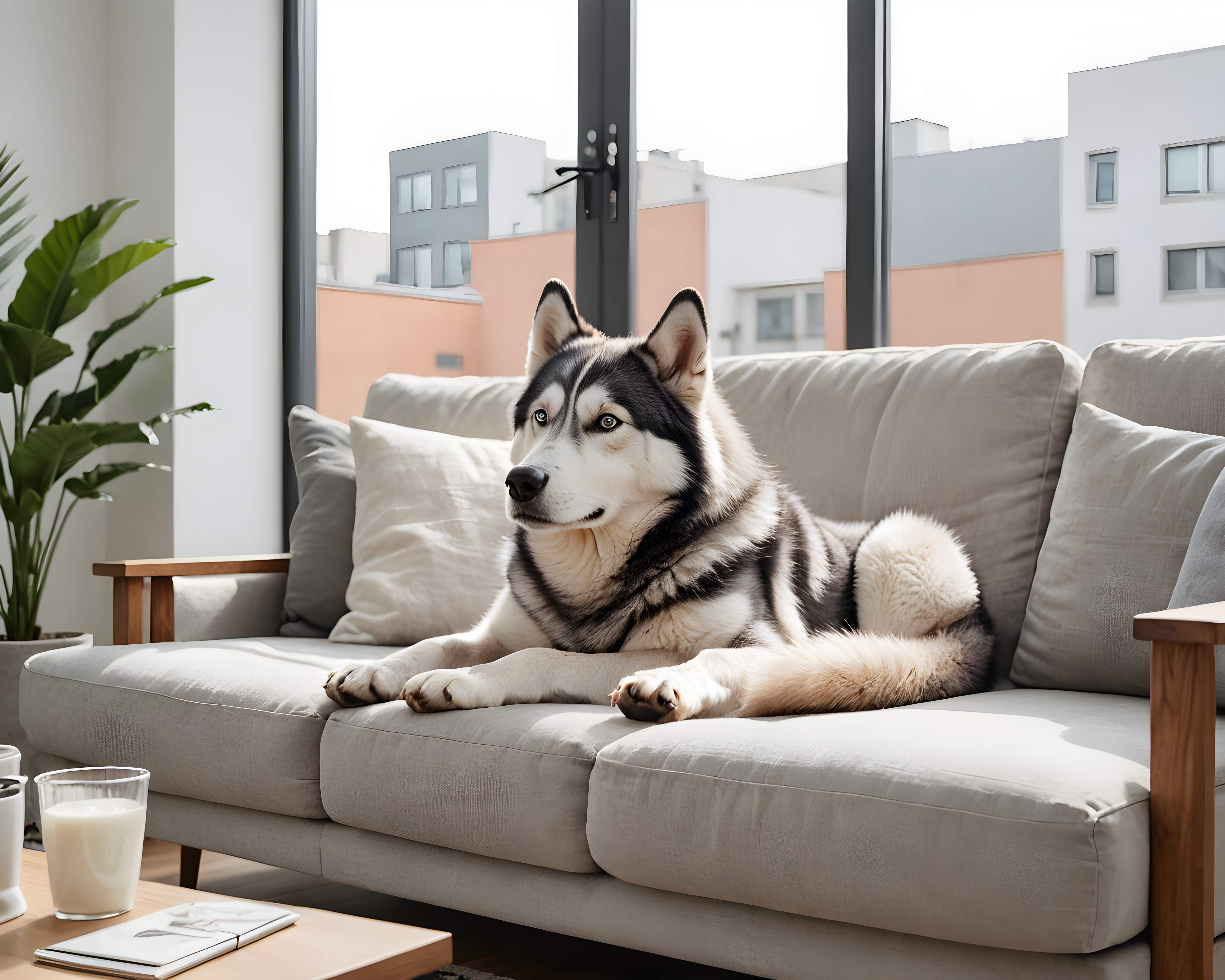Editorial Husky — Modern Aesthetic (Lifestyle)