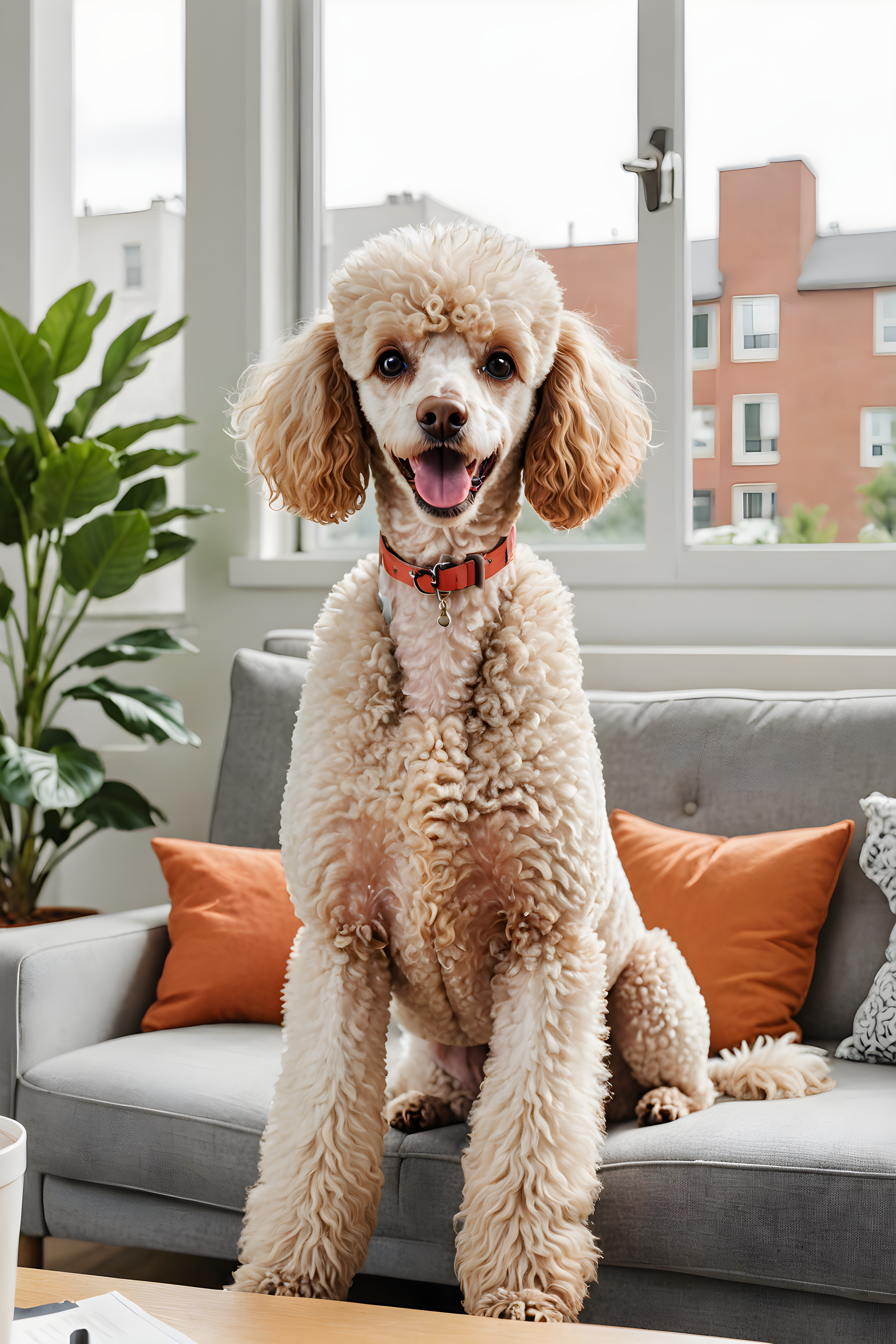 Flat Color Poodle — Funny (Lifestyle)