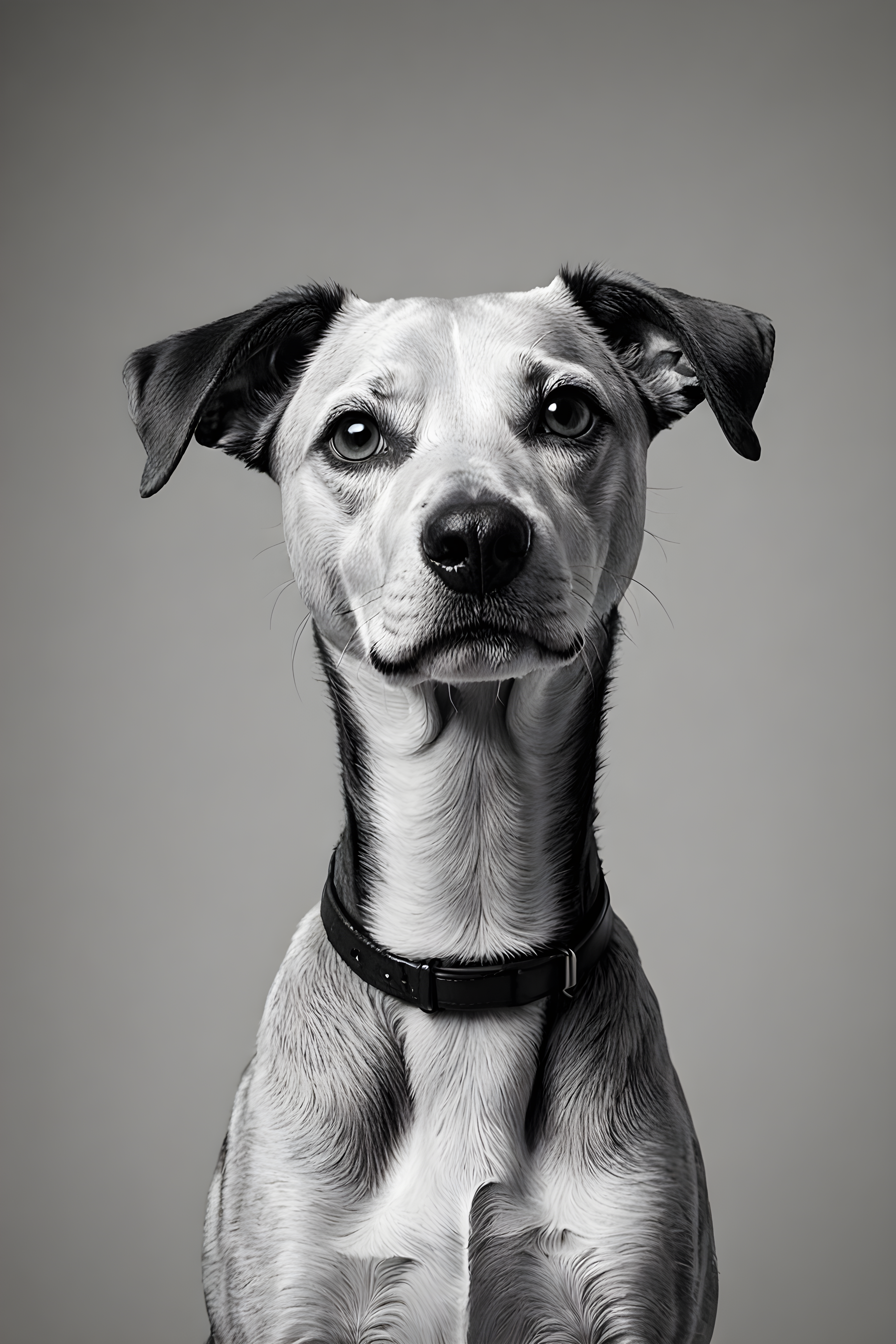 Line Art Dog — Black & White (Savage)
