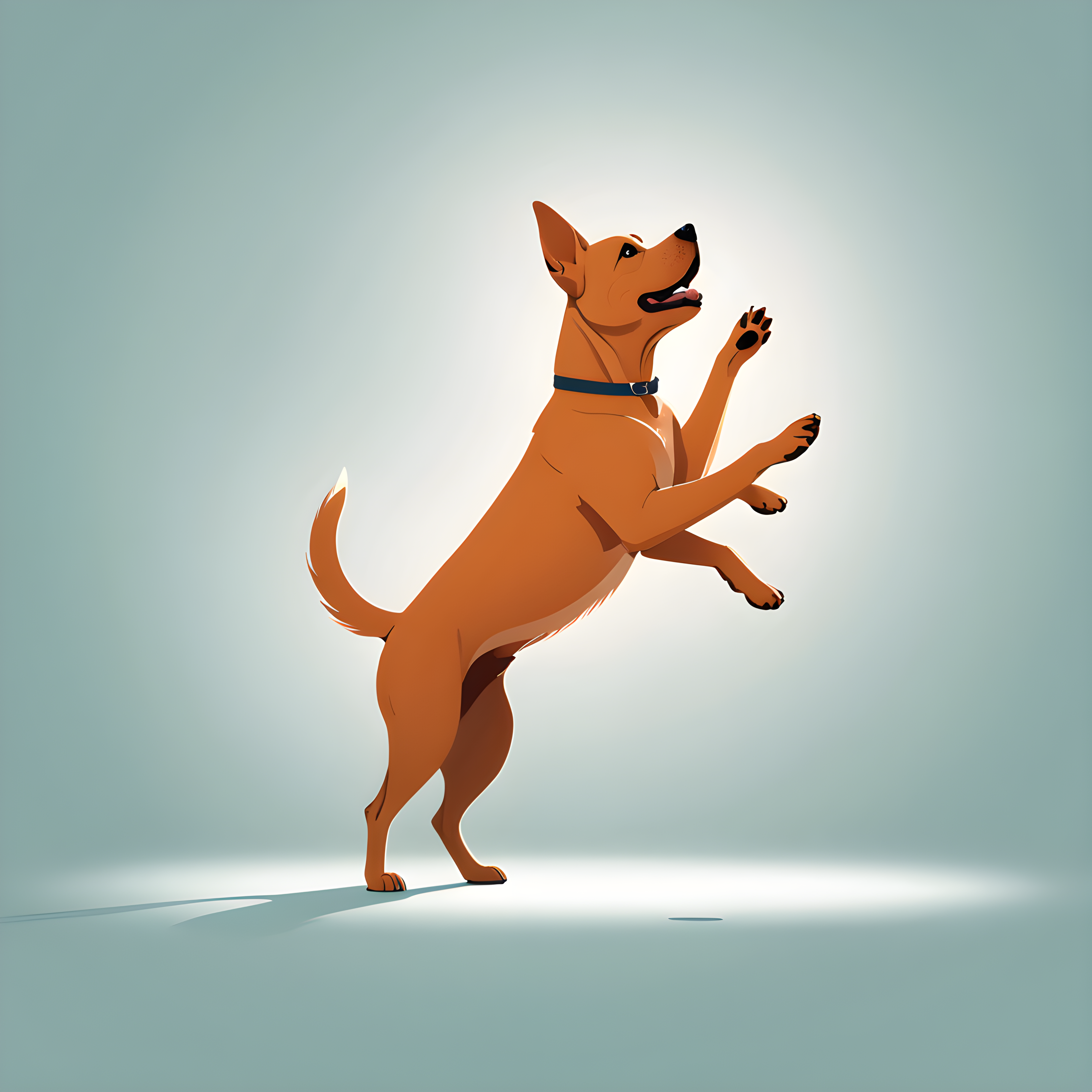Line Art Dog — Funny (Motivational)