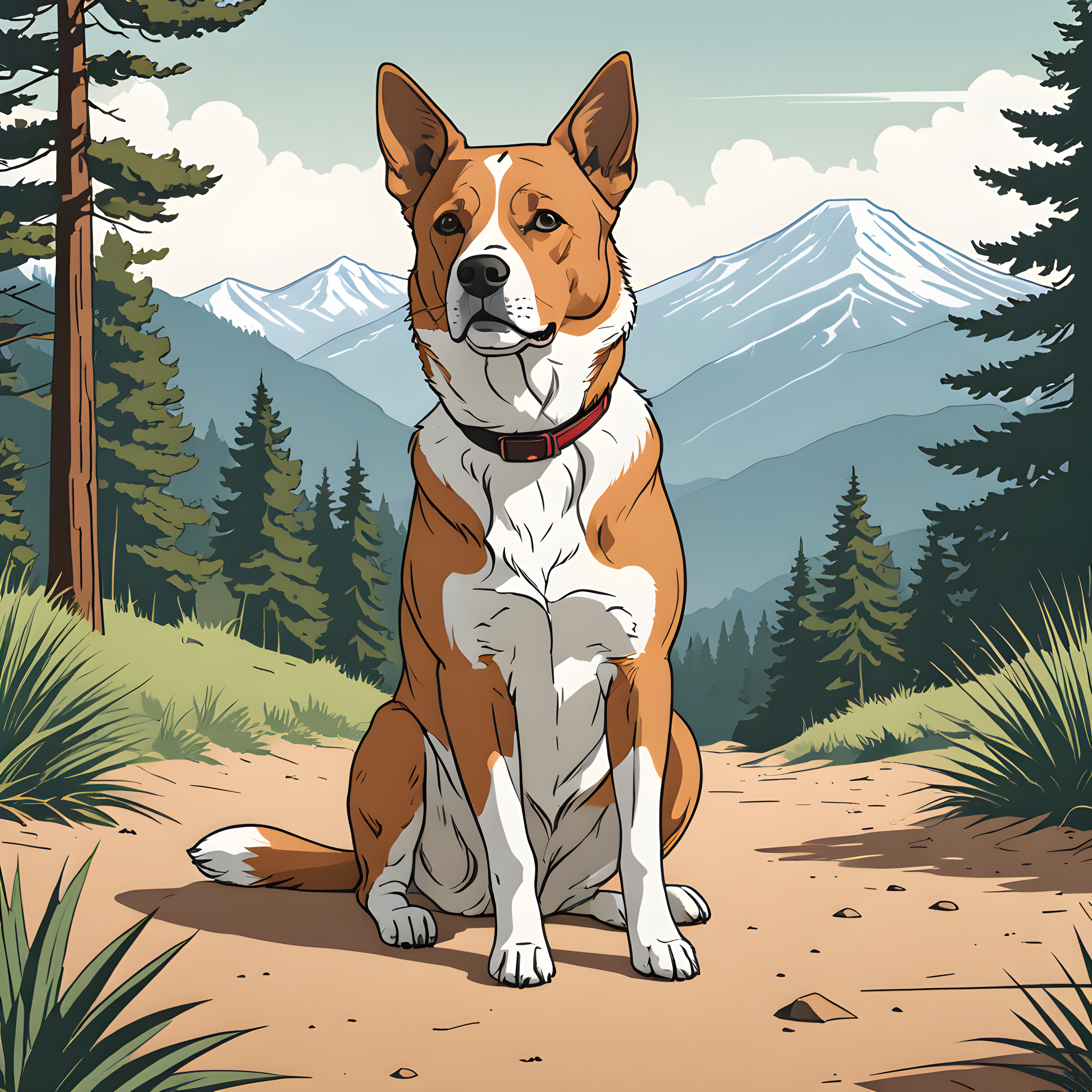 Line Art Dog — Line Art (Savage)
