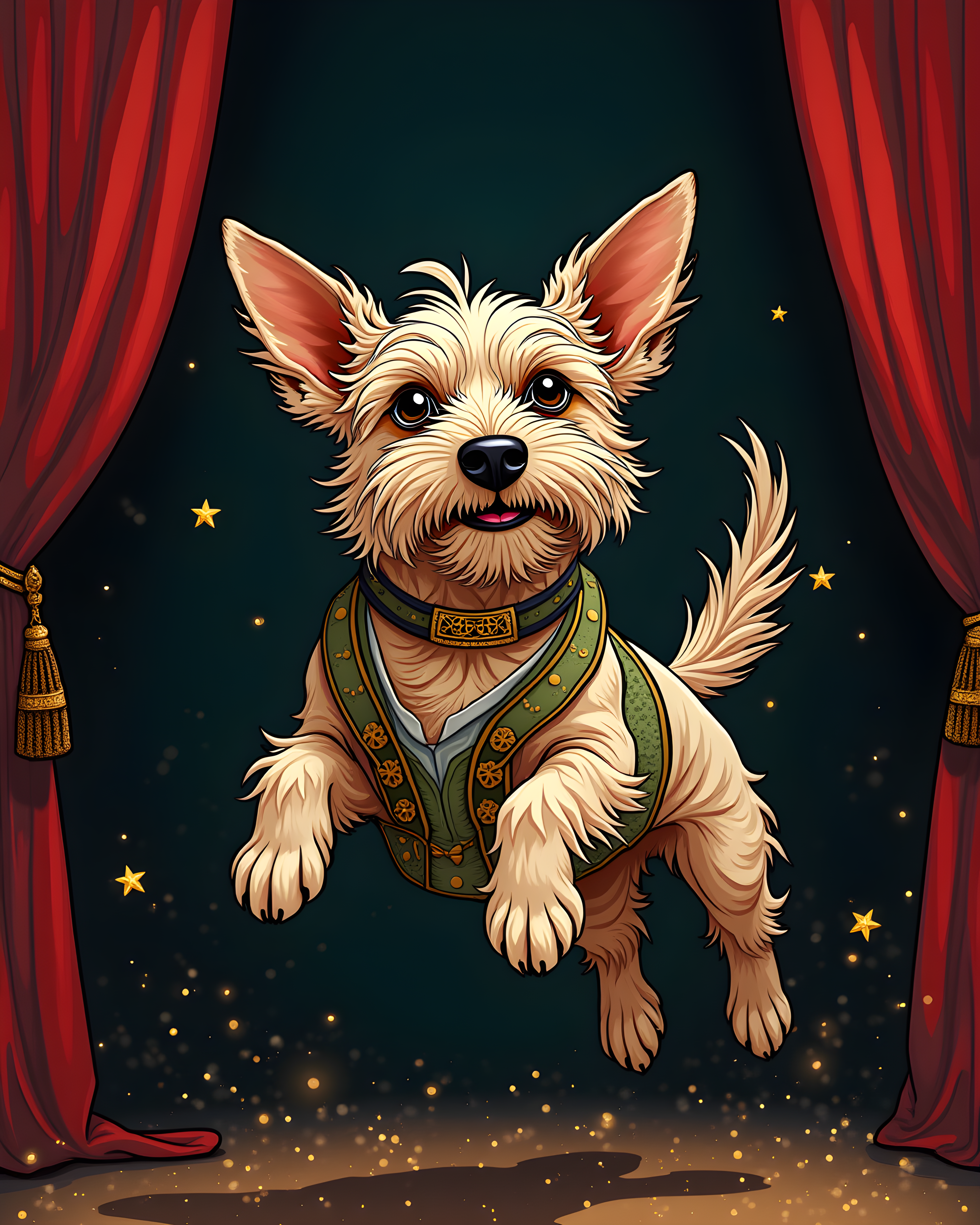Line Art Dog — Luxury (Funny)