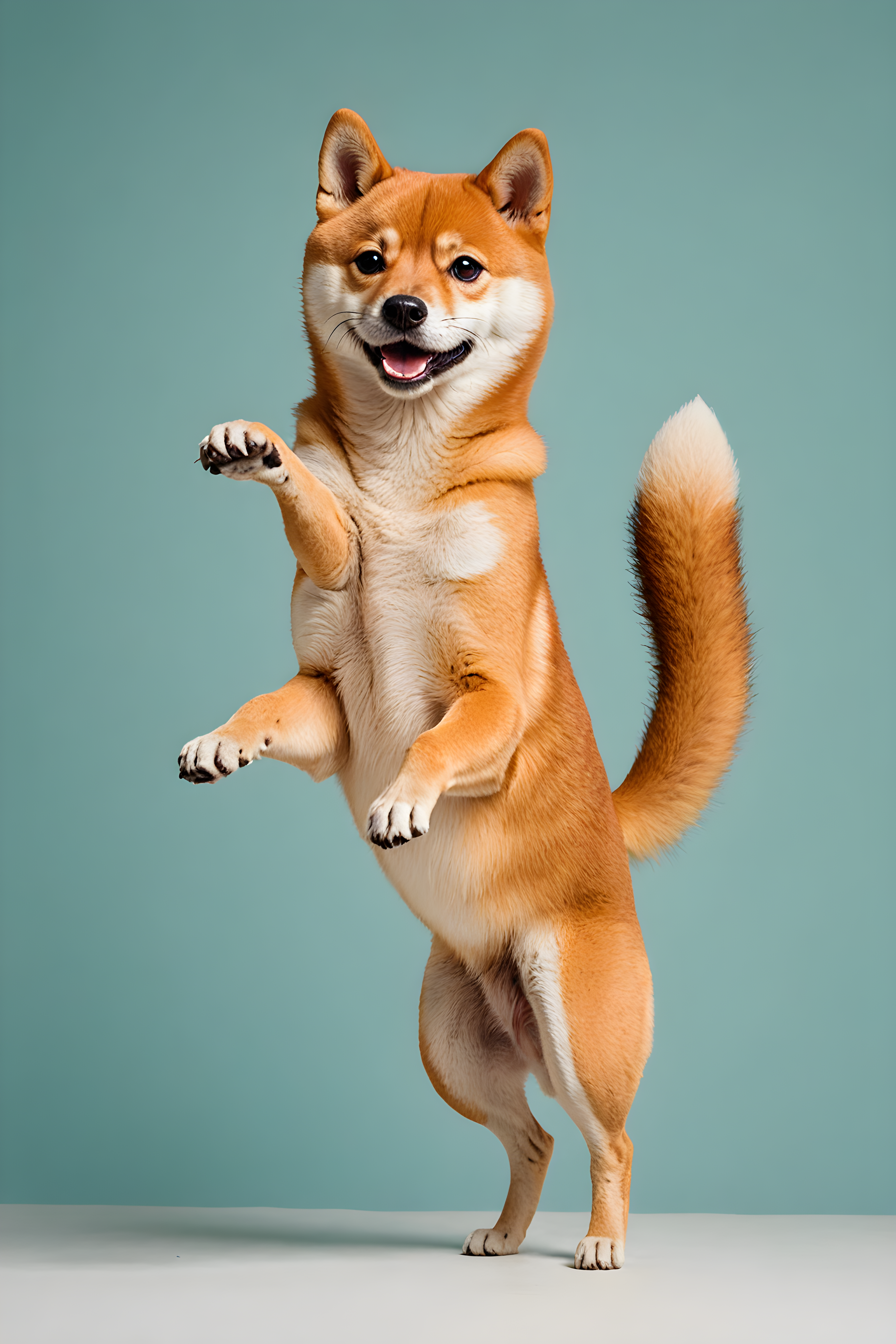 Minimalist Shiba — Funny (Energetic)