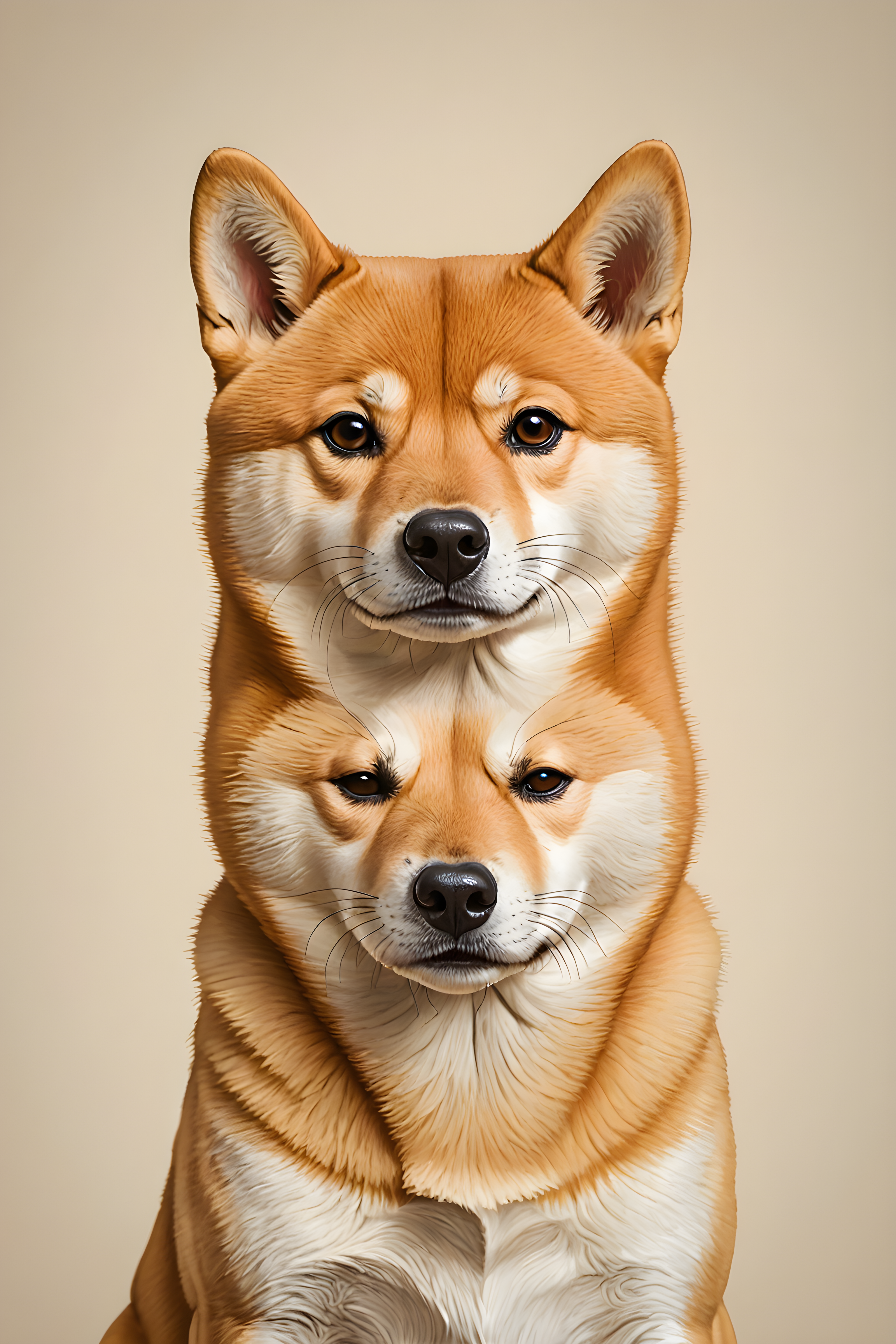 Minimalist Shiba — Line Art (Savage)