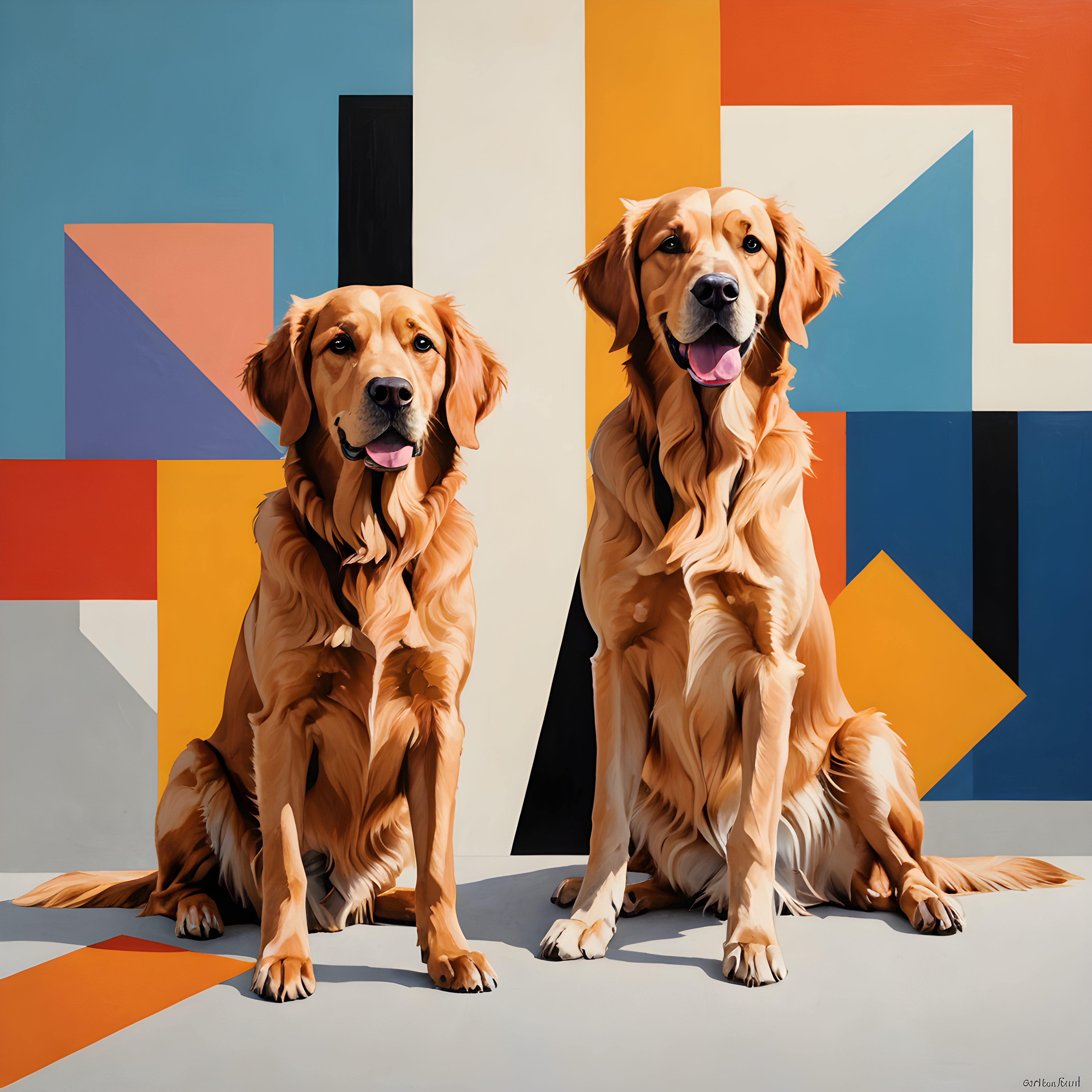 Modern Art Retriever — Abstract (Motivational)