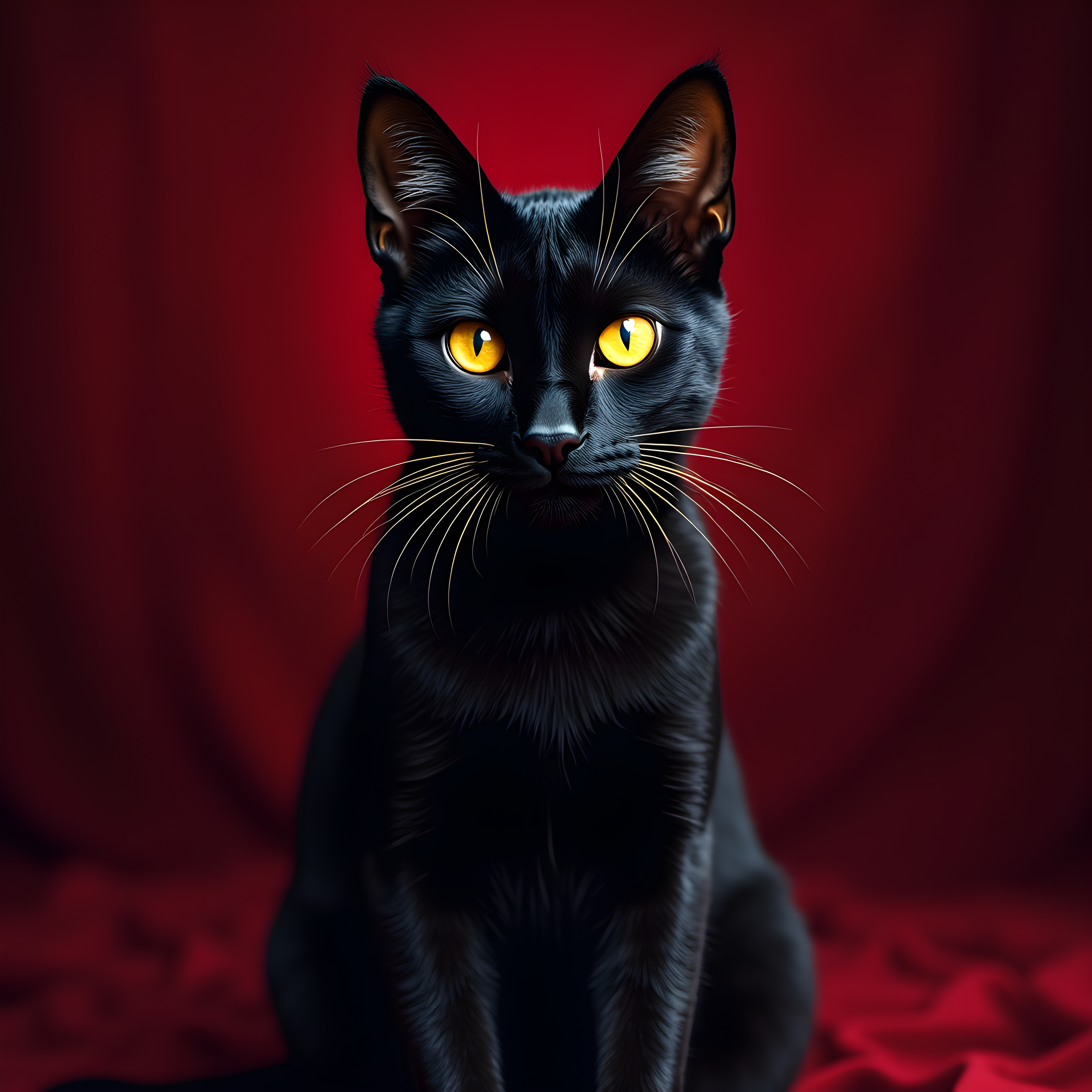 Monoline Cat — Luxury (Motivational)