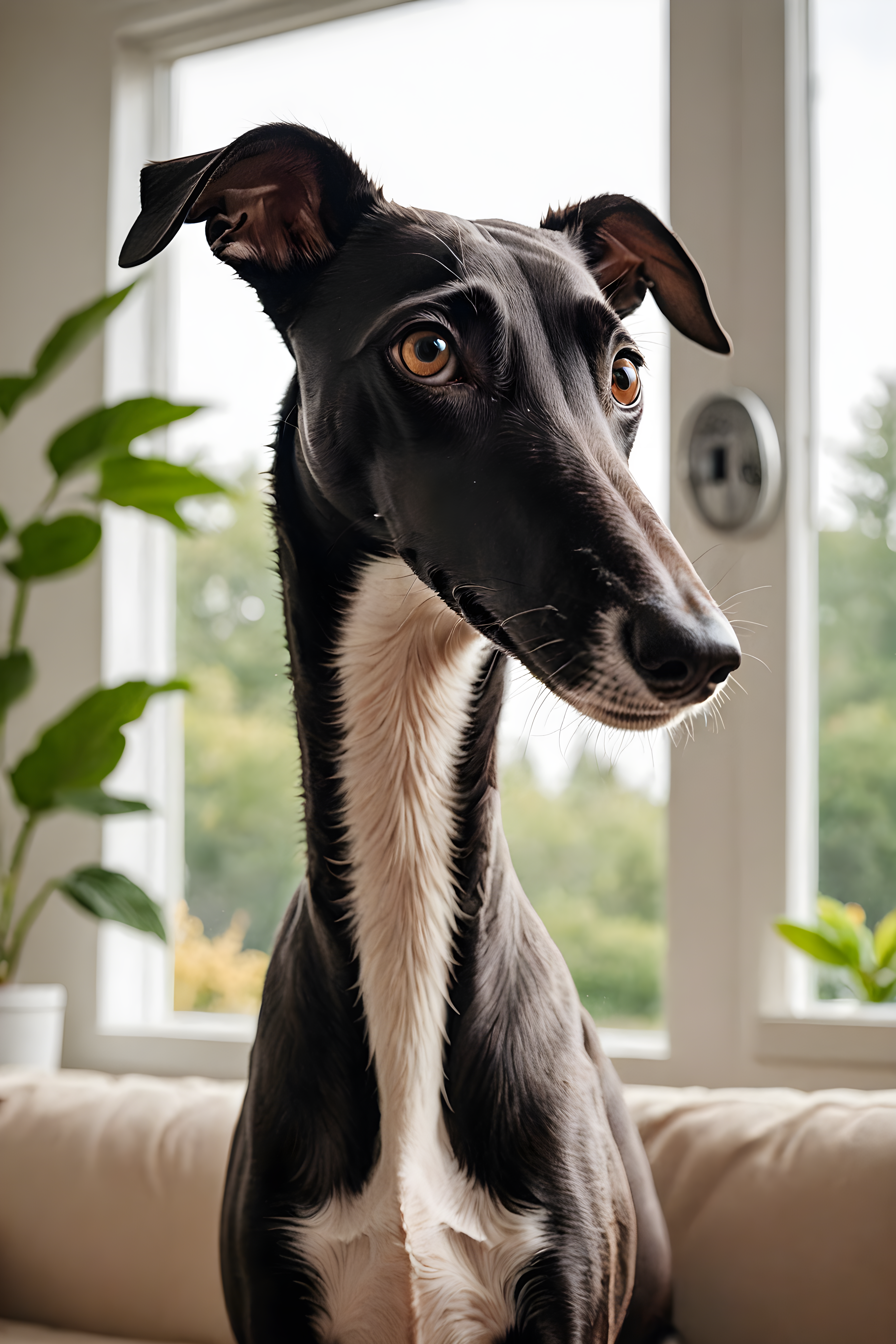 Silhouette Greyhound — Cartoon / Kawaii (Lifestyle)