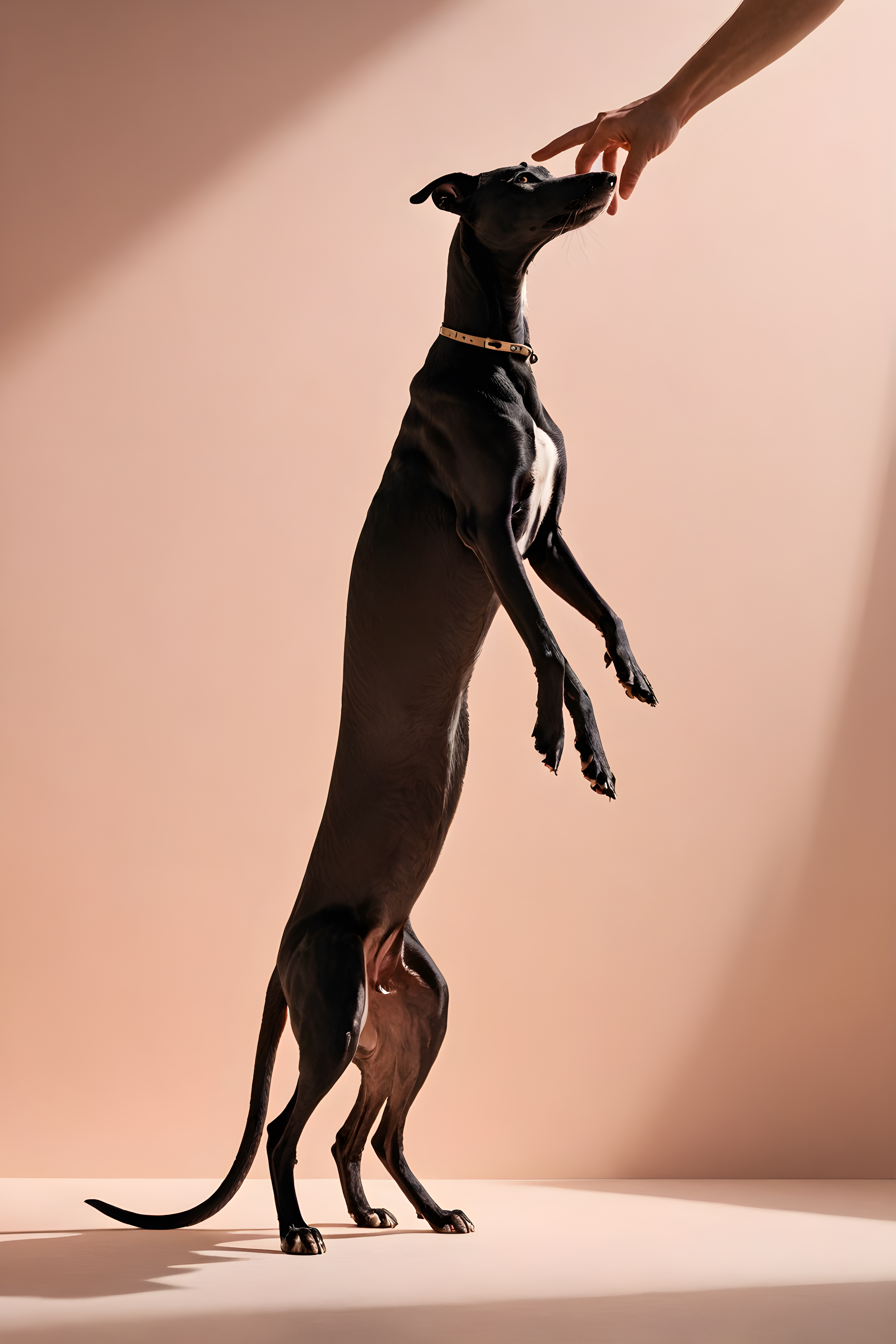 Silhouette Greyhound — Modern Aesthetic (Motivational)