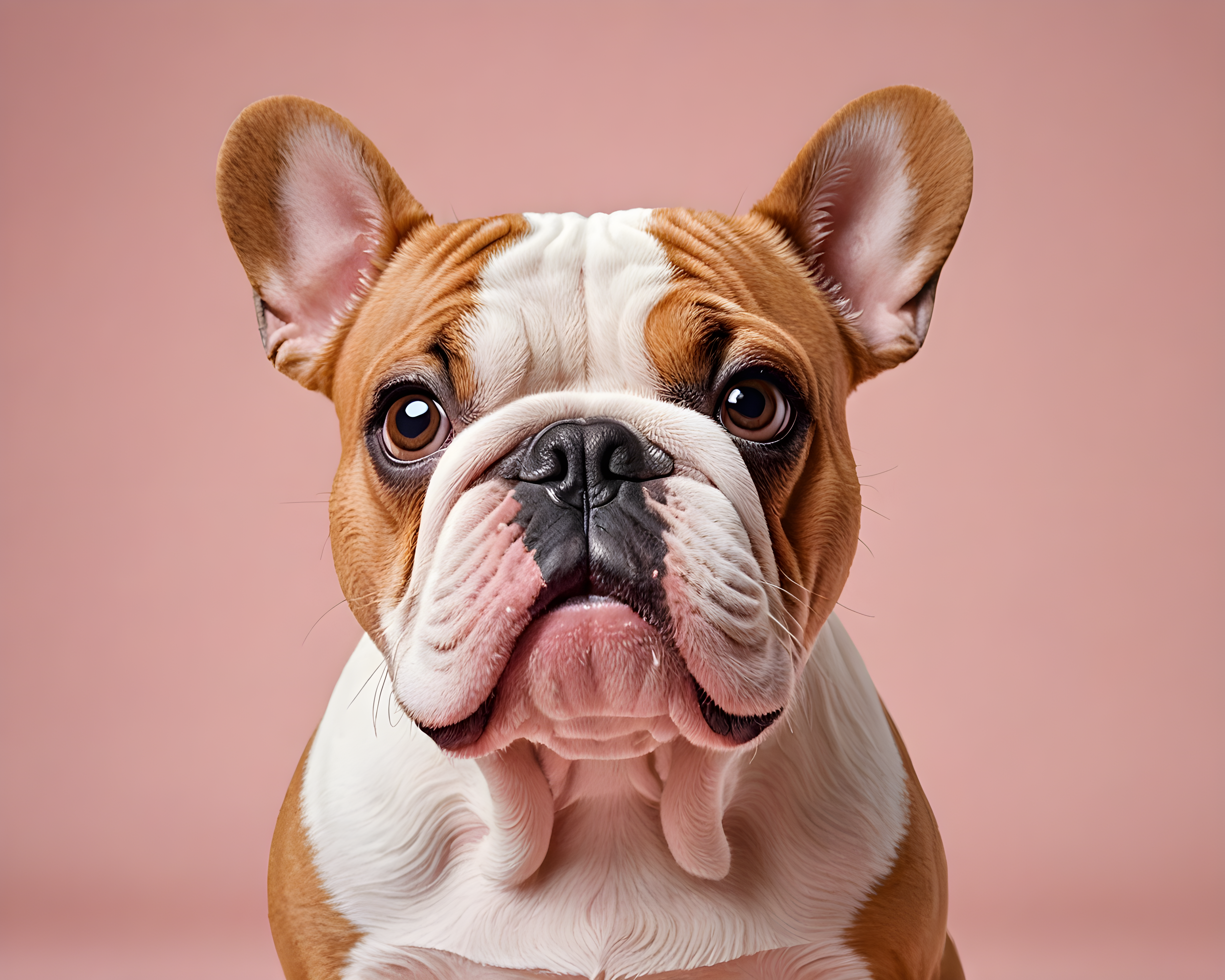 Simple Shape Bulldog — Funny (Cute)