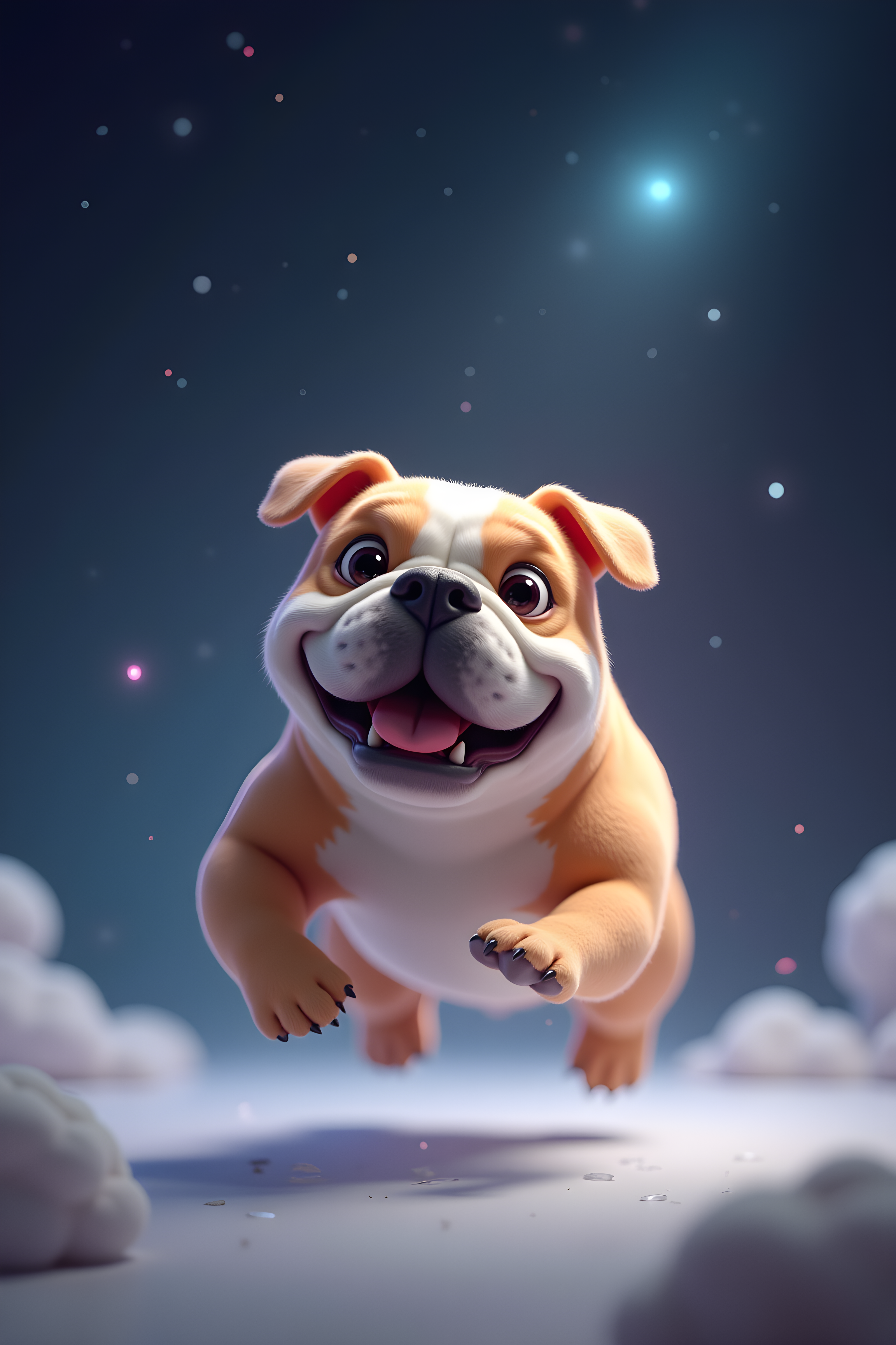 Simple Shape Bulldog — 3D Render (Fantasy)