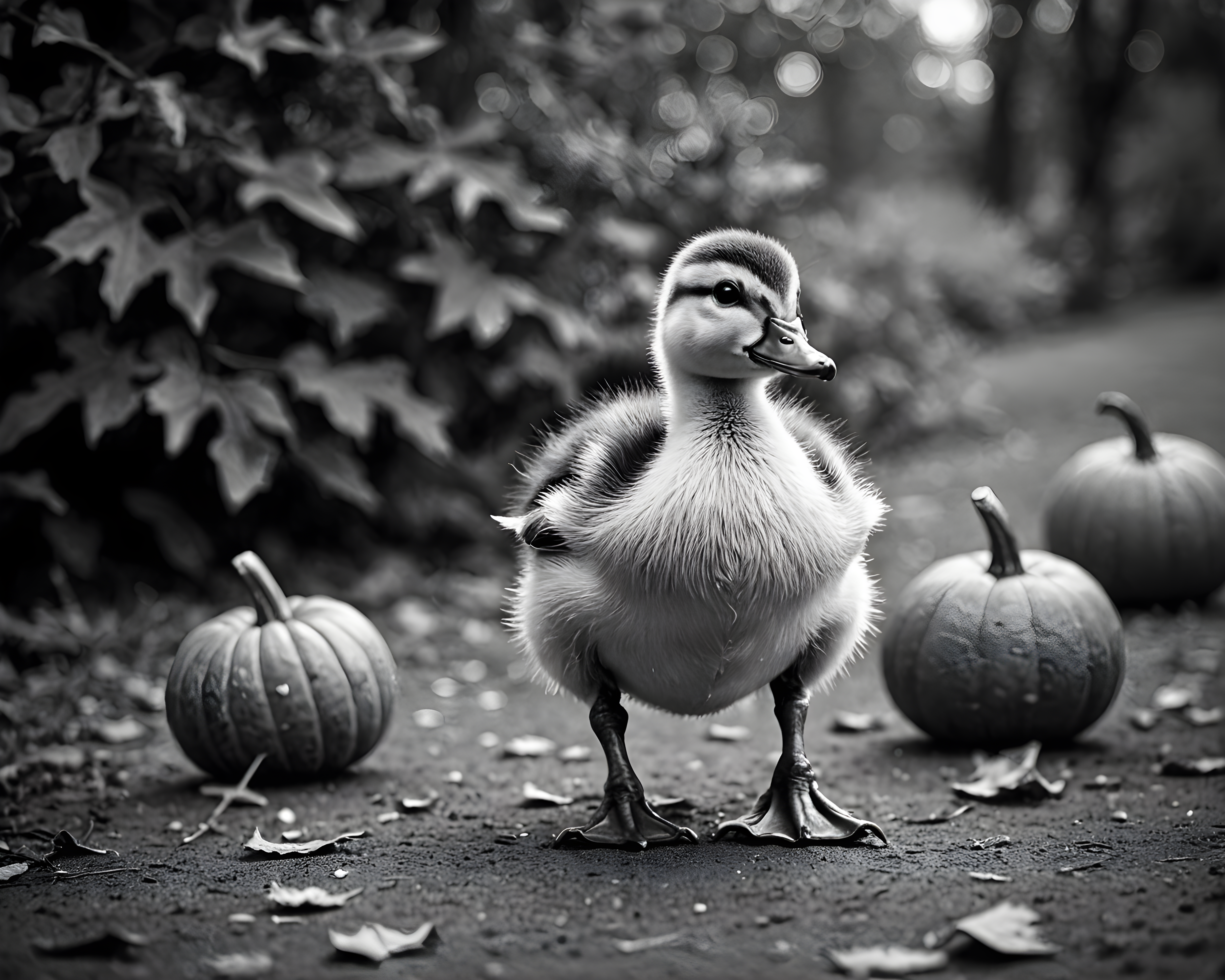 Duckling — Black & White (Seasonal)