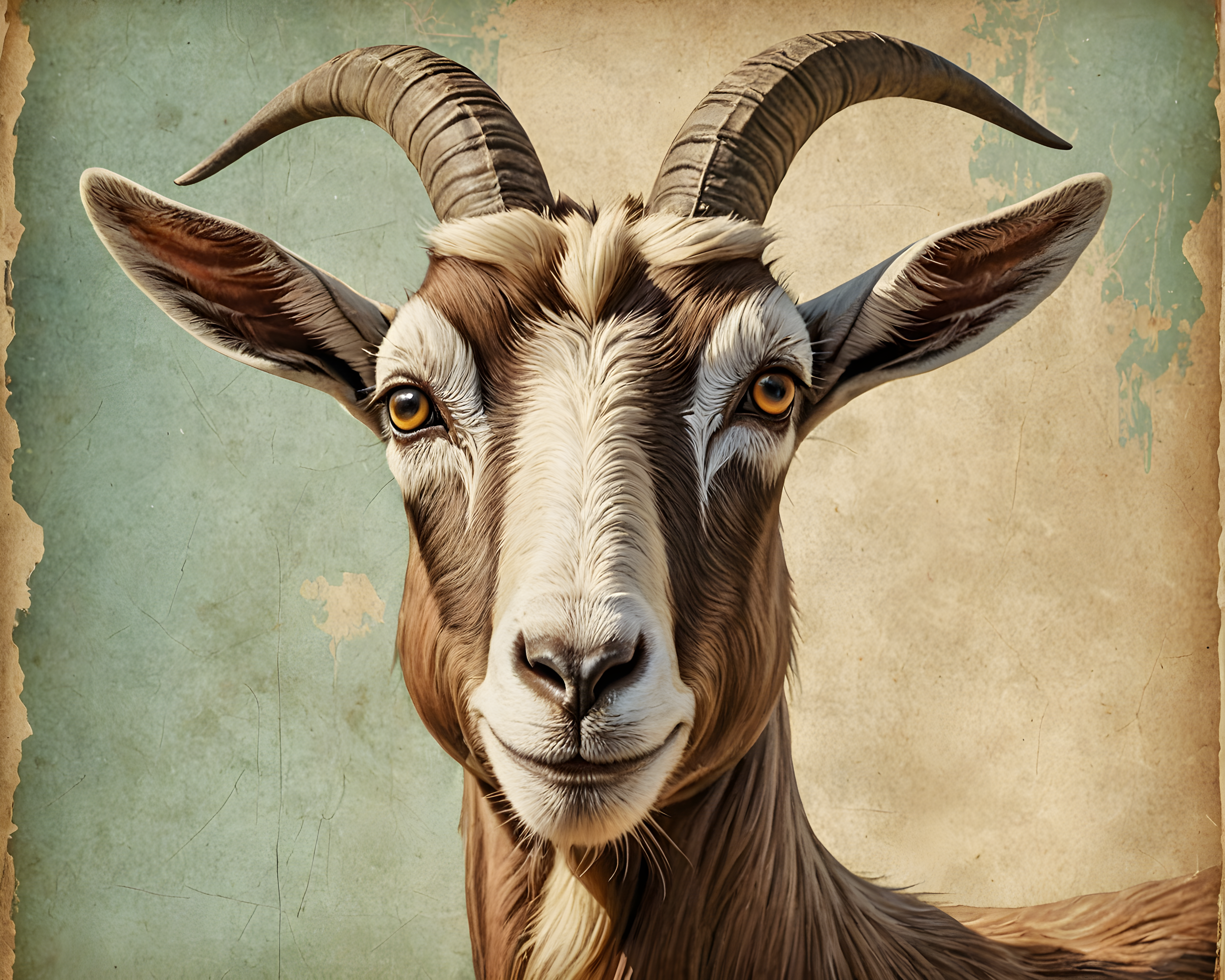 Goat — Vintage Poster (Fantasy)