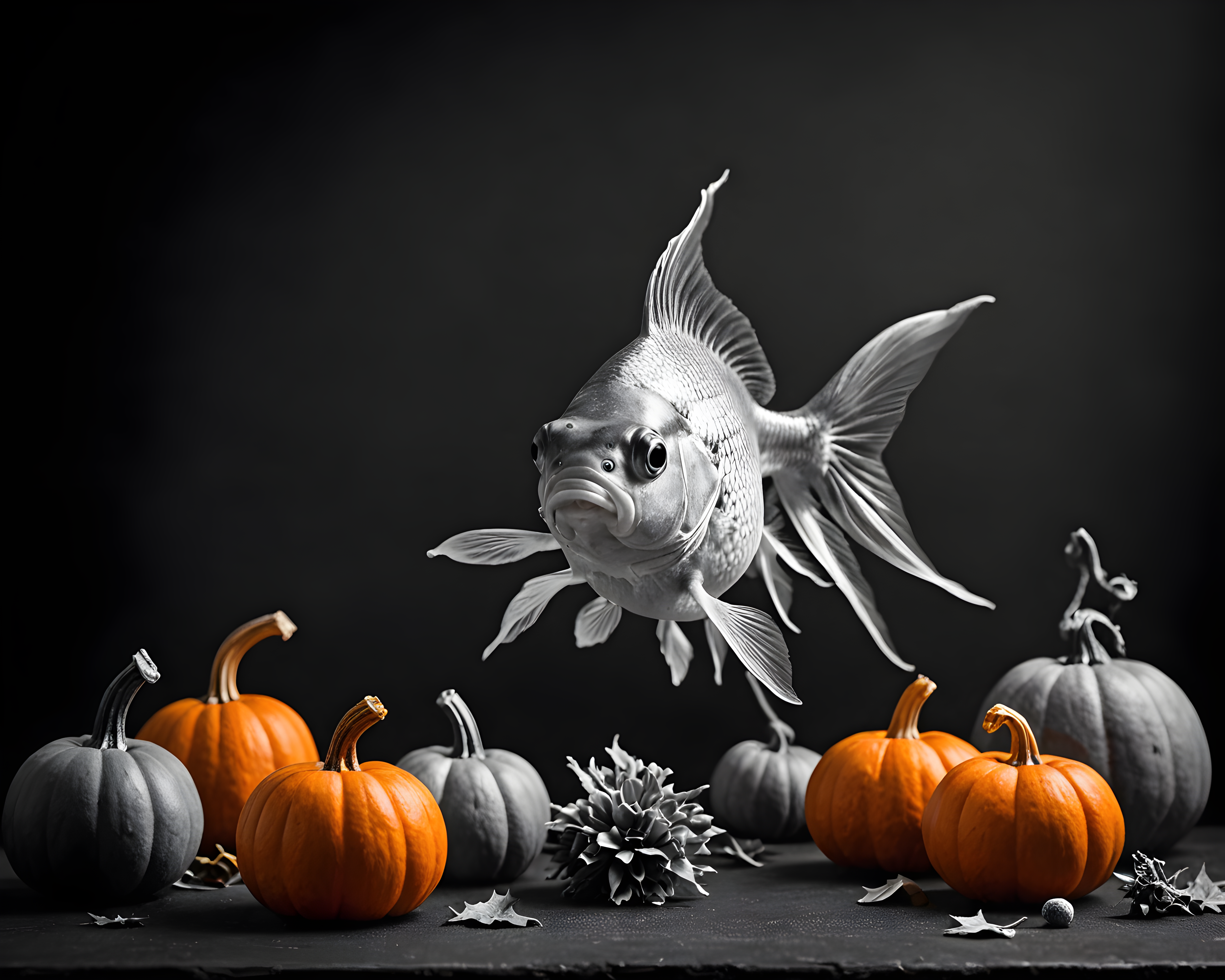 Goldfish — Black & White (Seasonal)