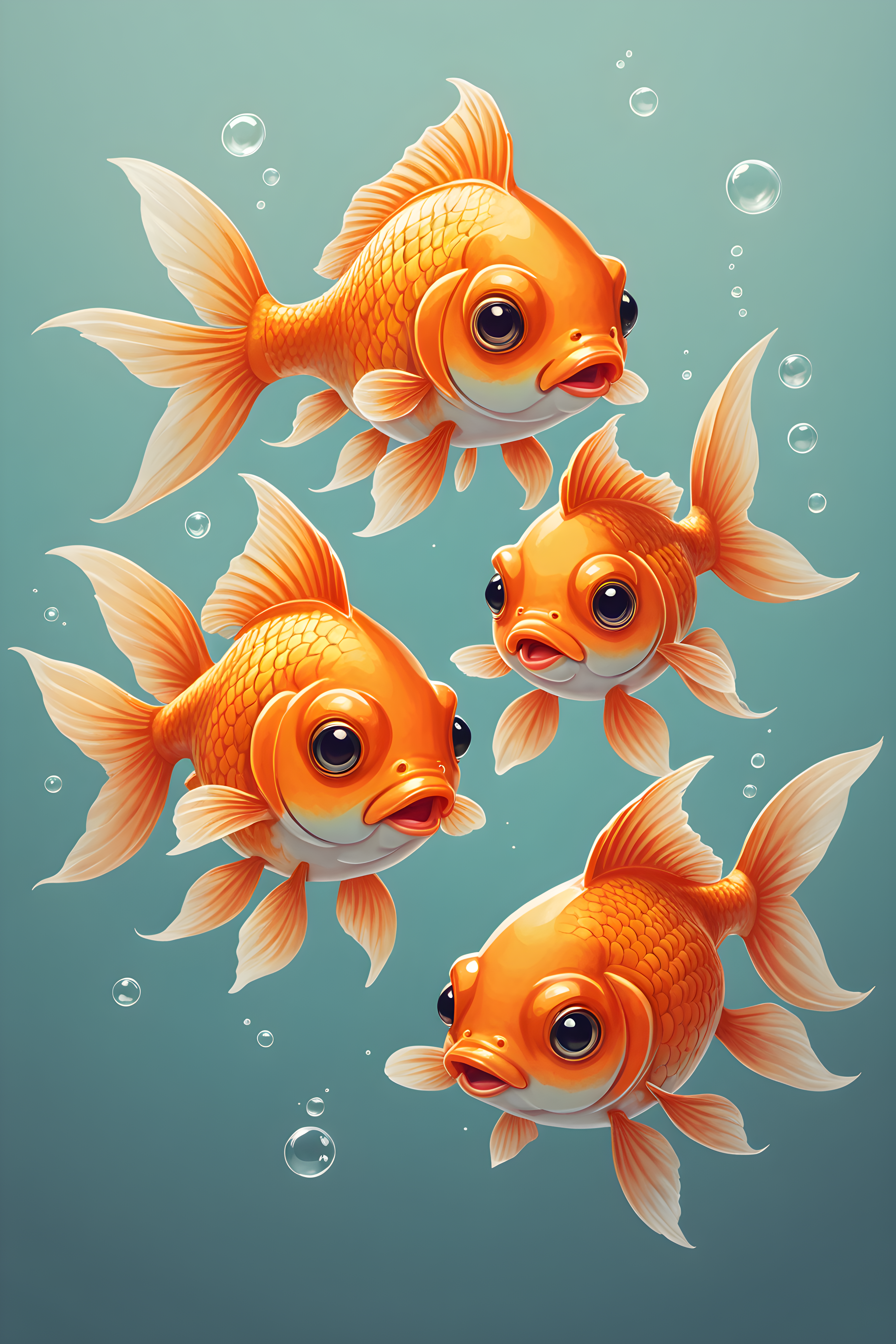 Goldfish — Cartoon / Kawaii (Emotional)