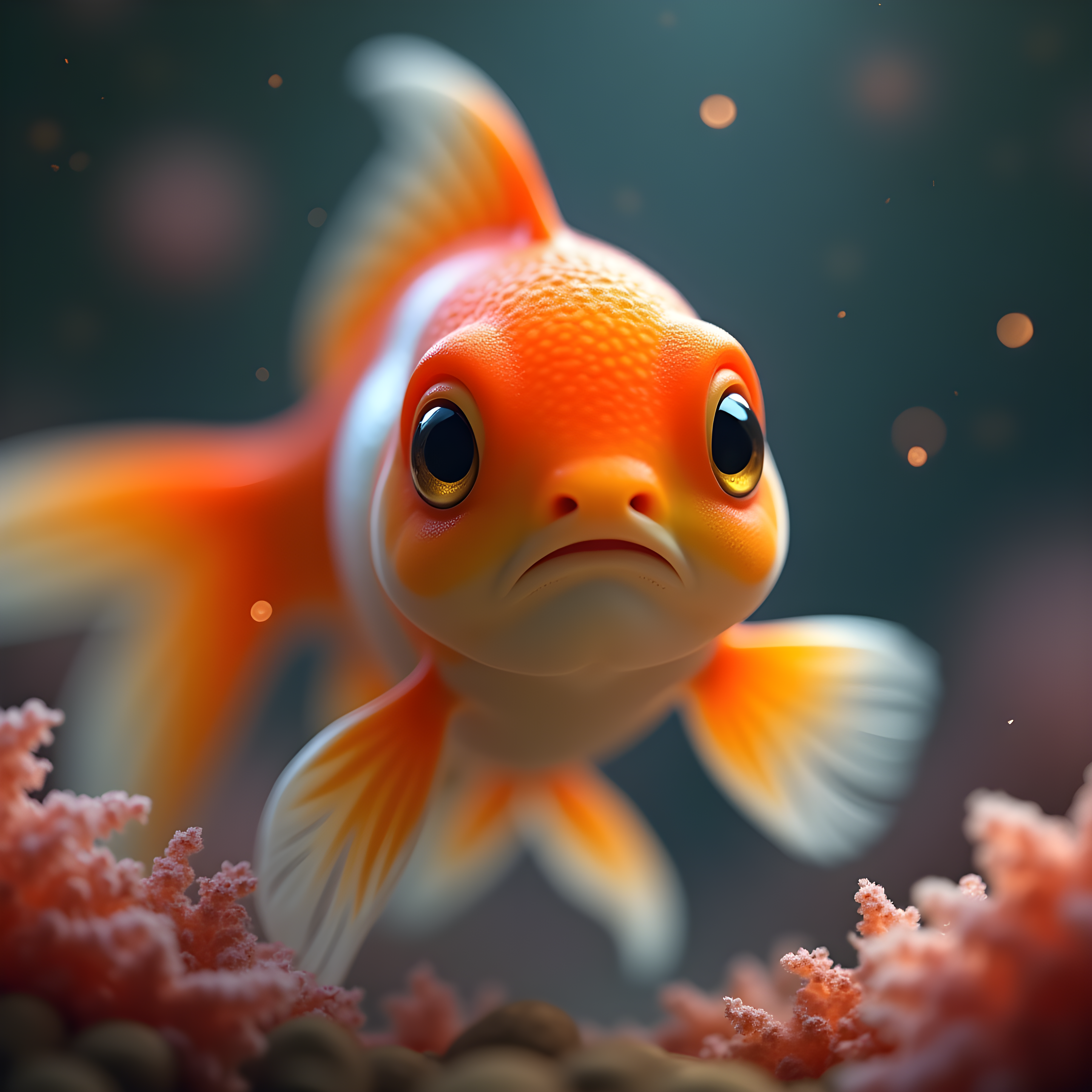 Goldfish — 3D Render (Fantasy)