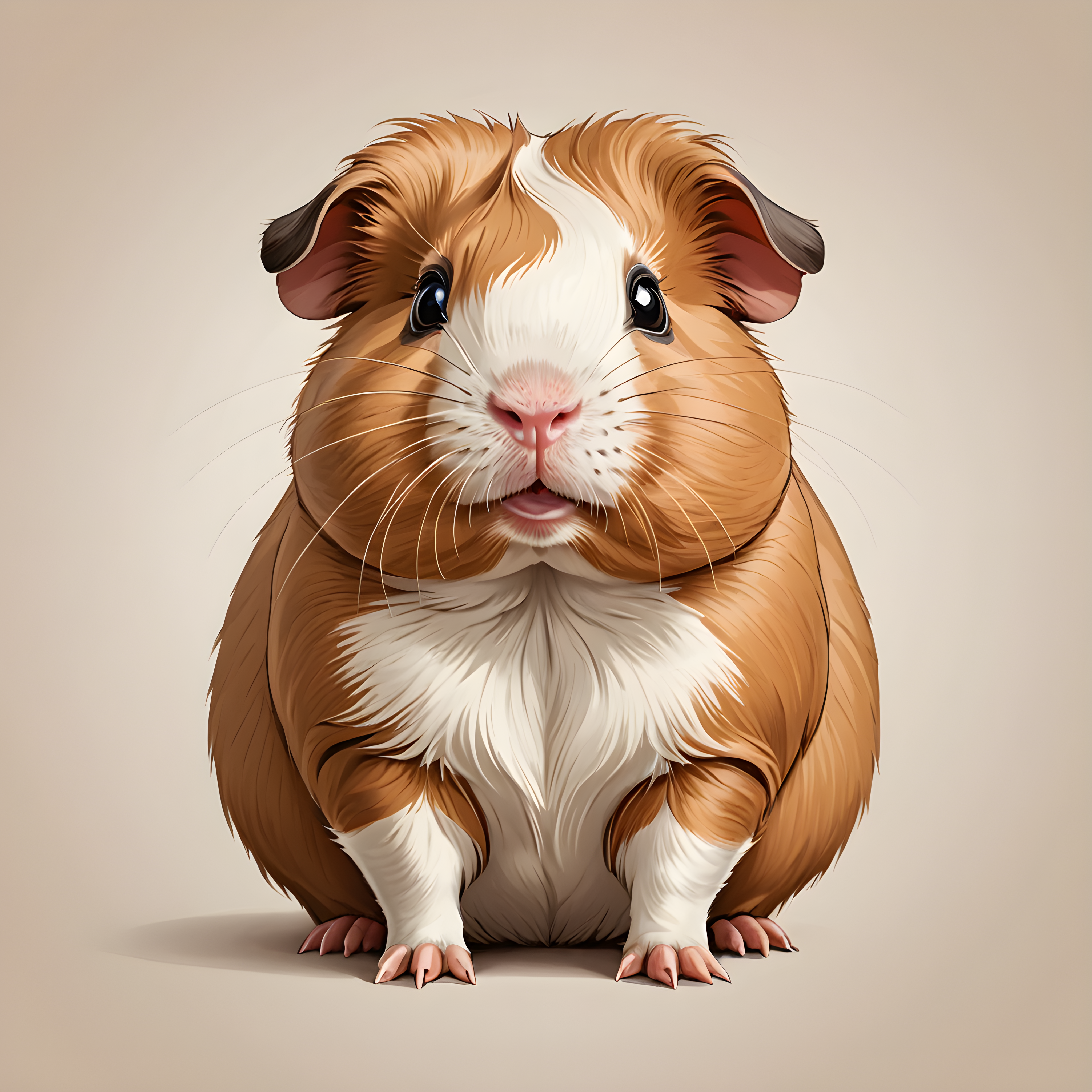 Guinea Pig — Line Art (Cute)