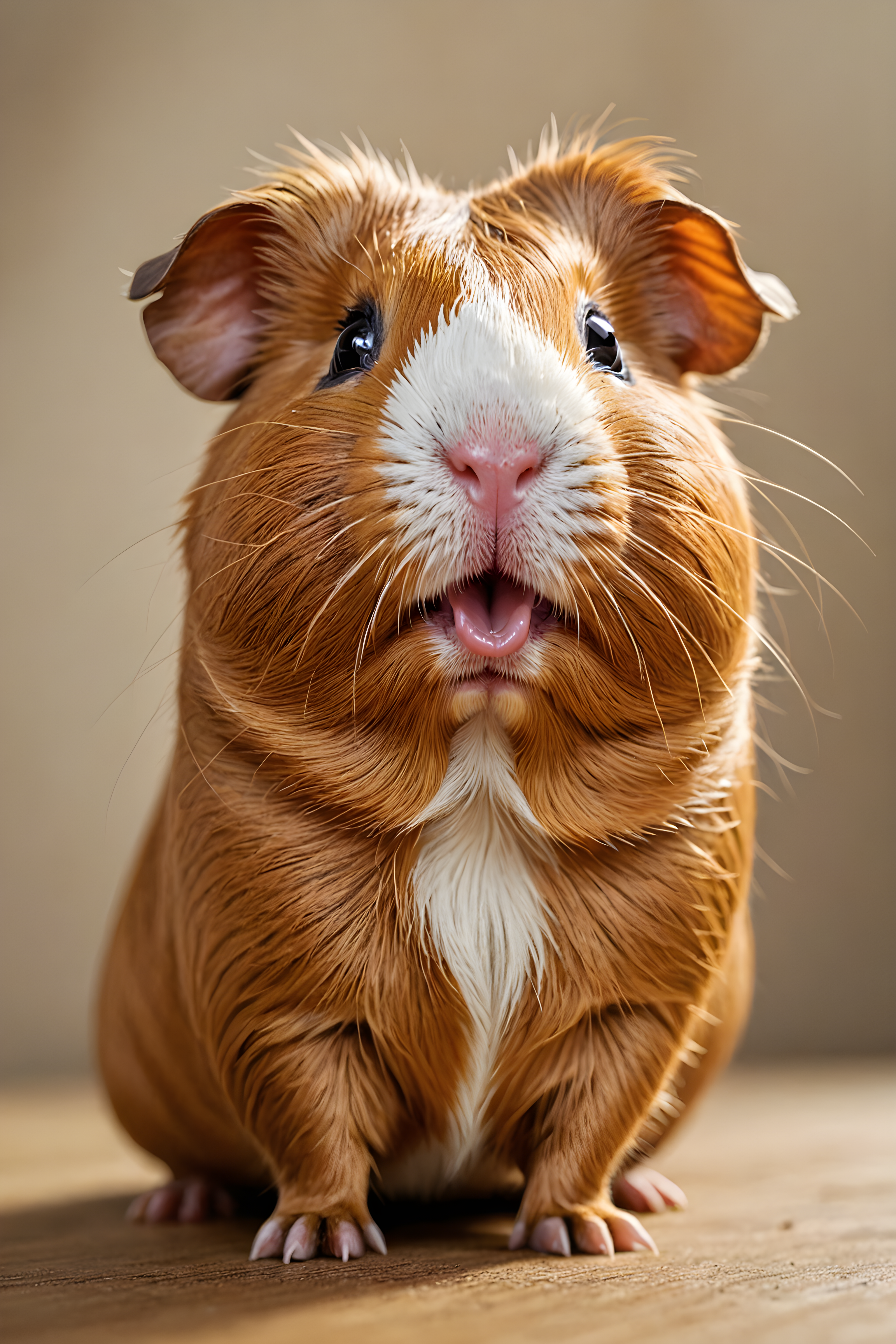 Guinea Pig — Line Art (Happy)