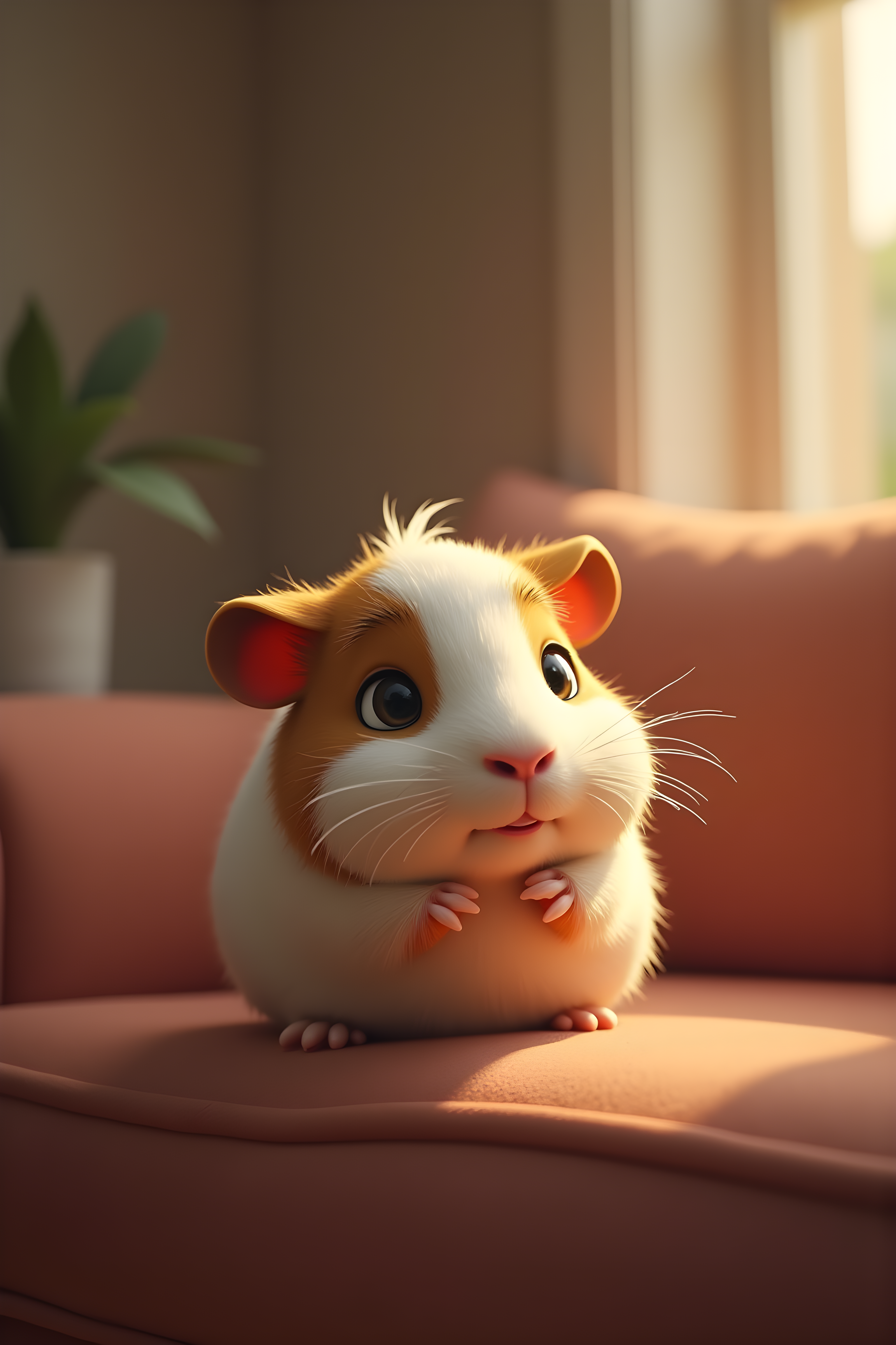 Guinea Pig — 3D Render (Lifestyle)