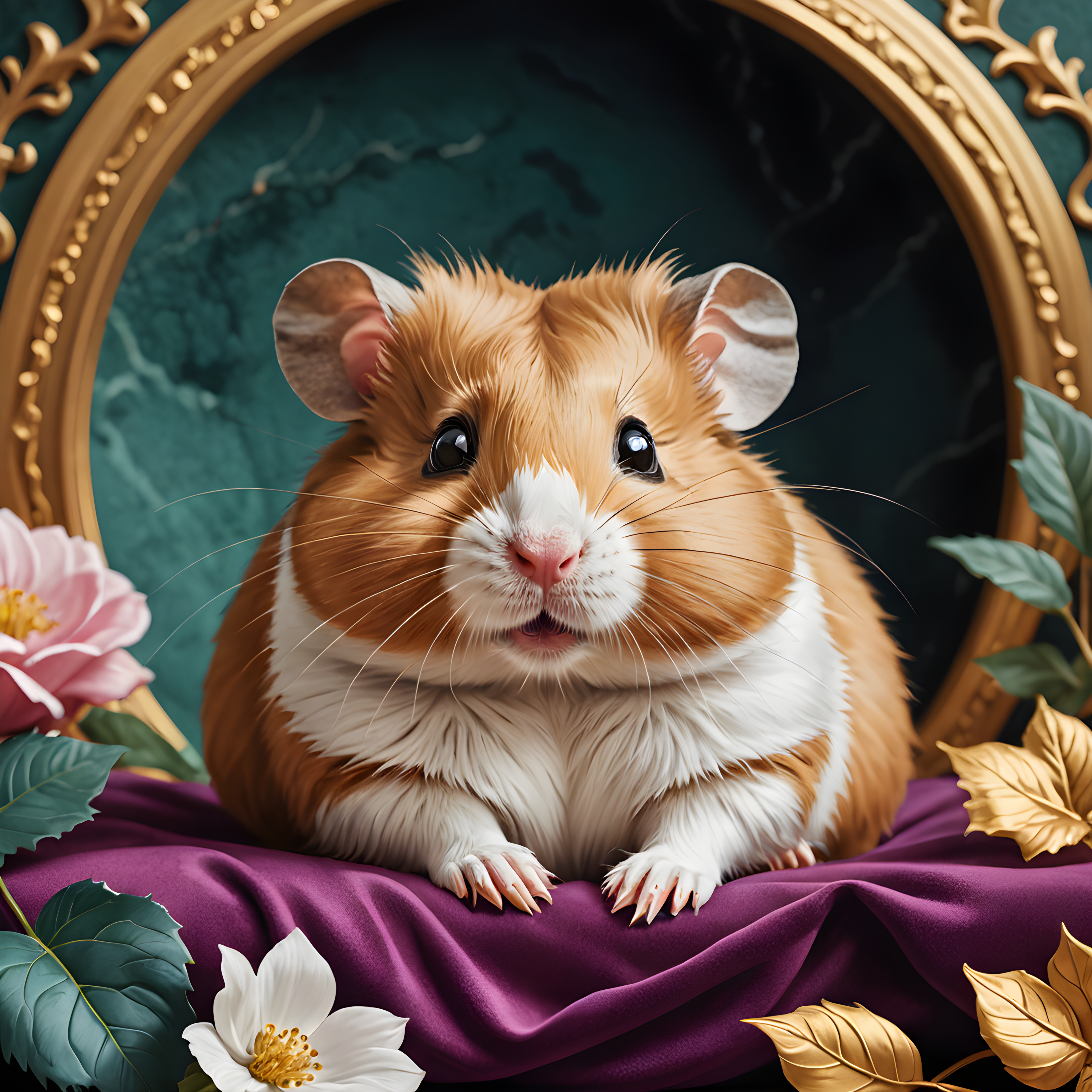 Hamster — Line Art (Luxury)
