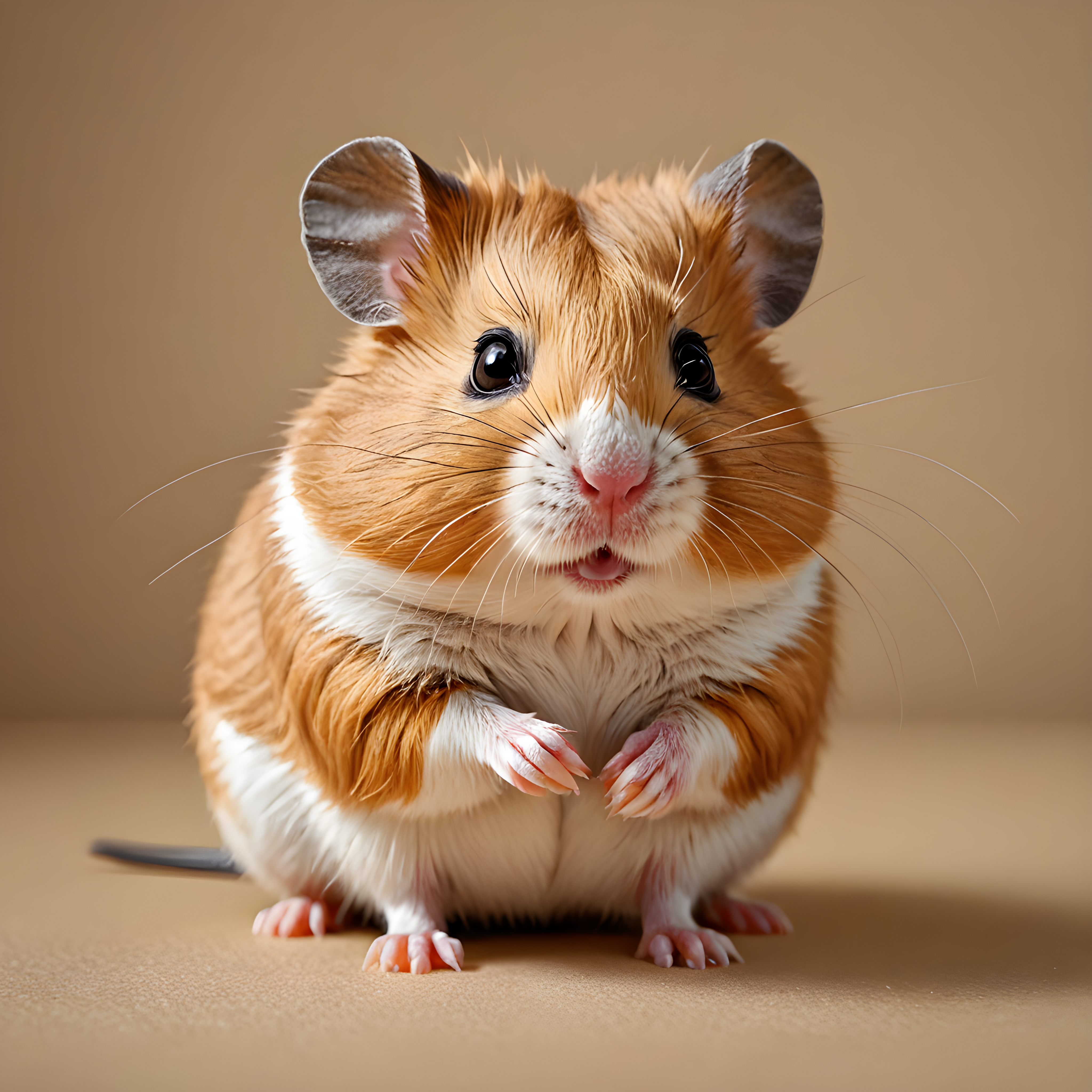 Hamster — Line Art (Sleepy)