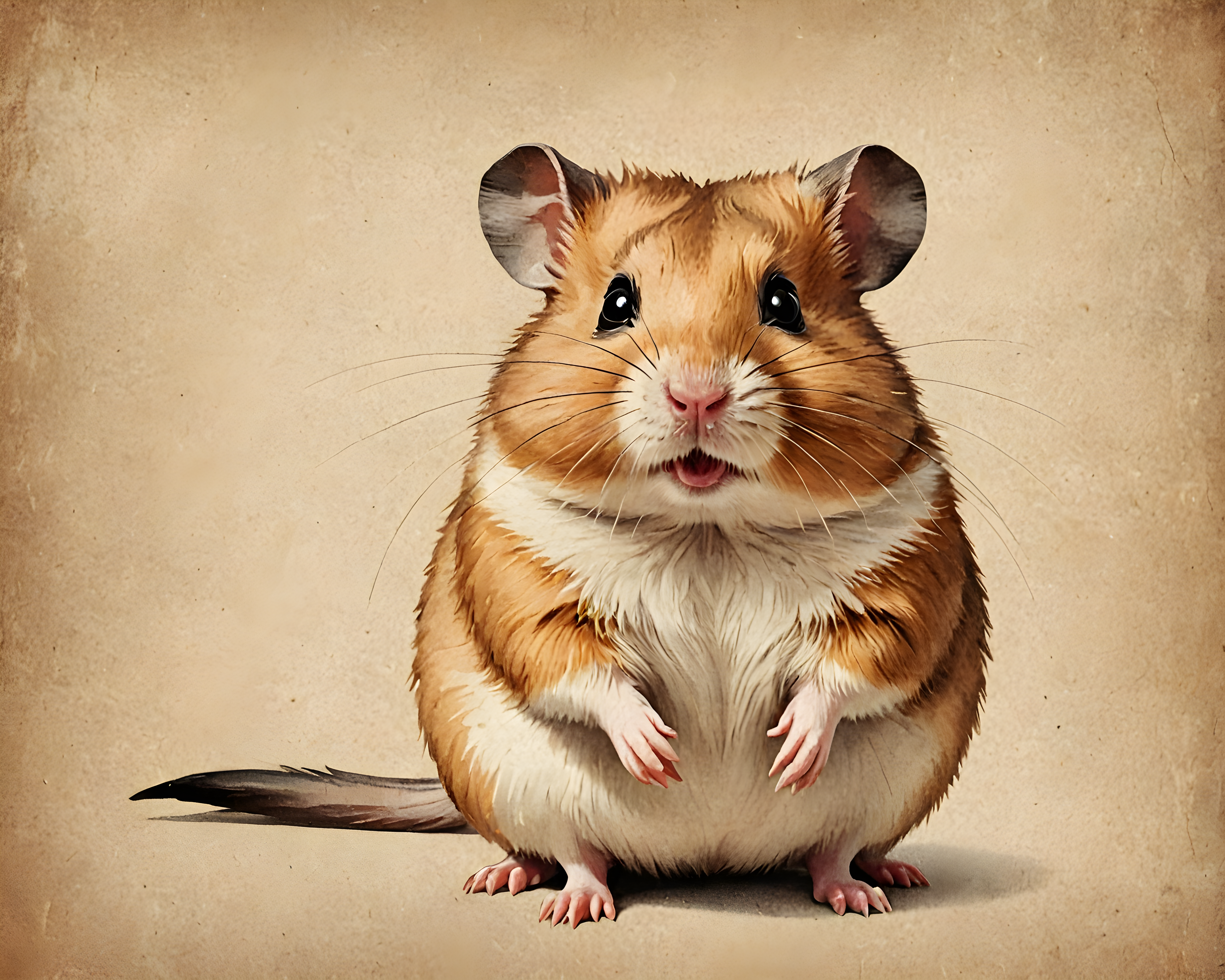 Hamster — Vintage Poster (Aesthetic)