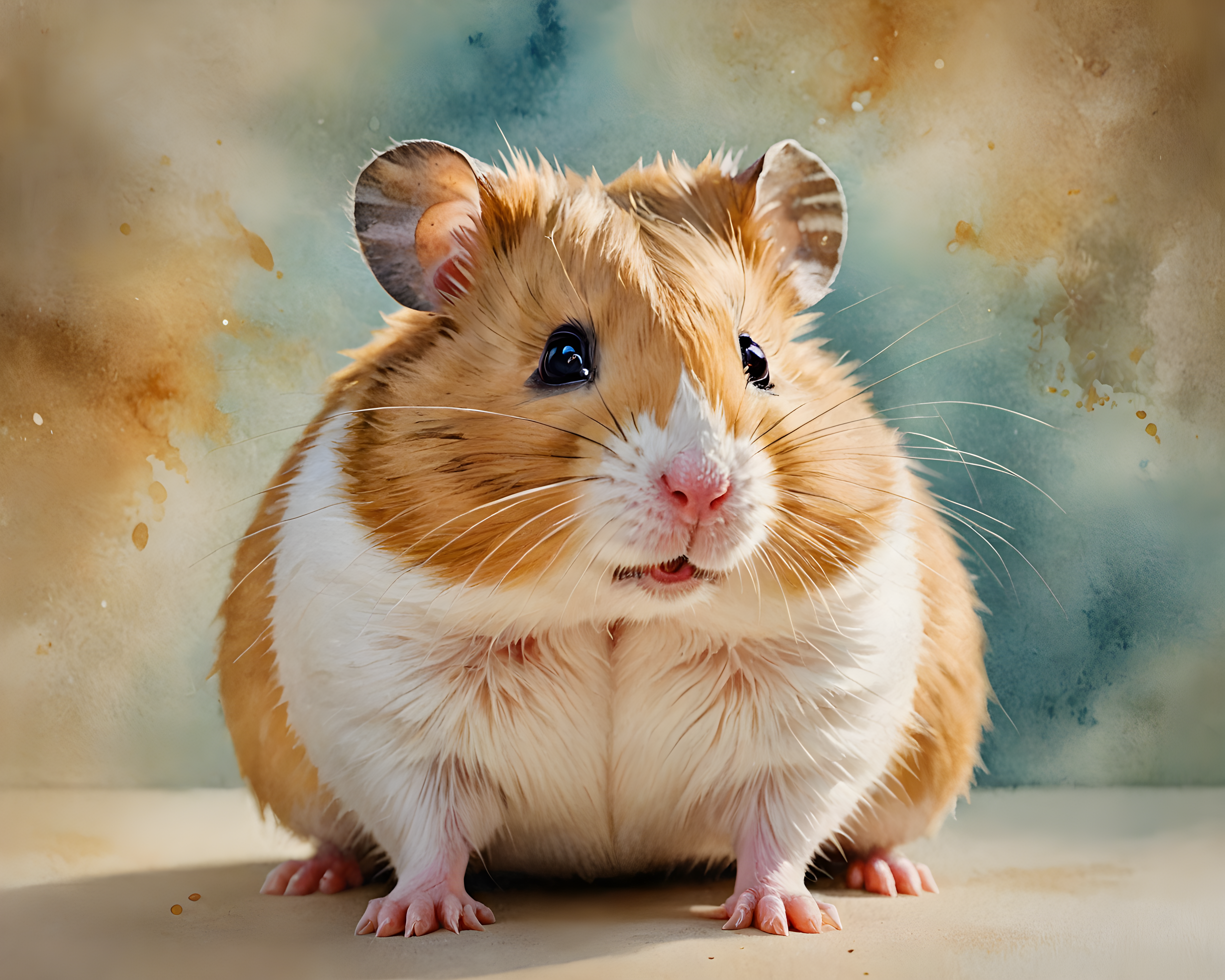 Hamster — Watercolor (Luxury)