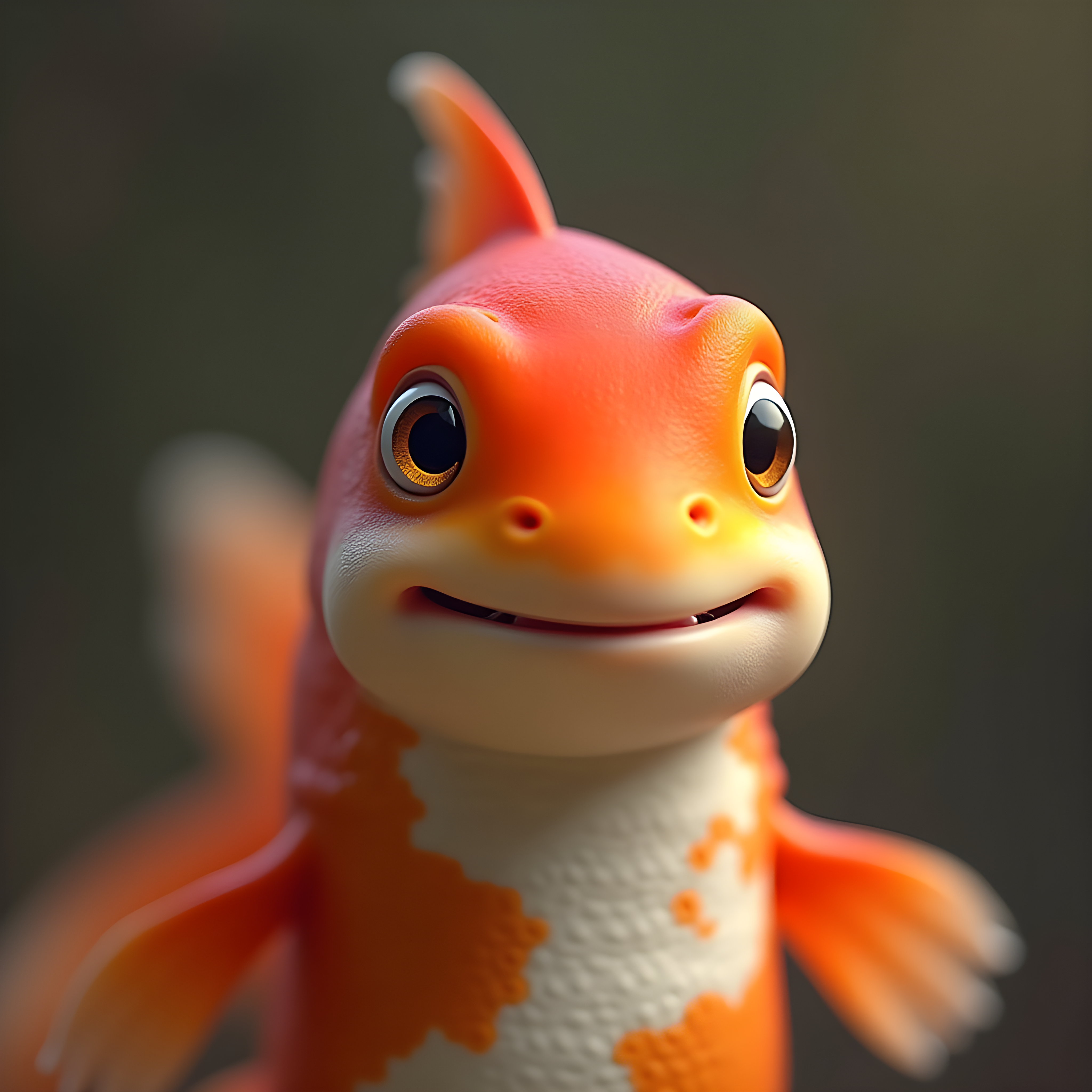 Koi Fish — 3D Render (Funny)
