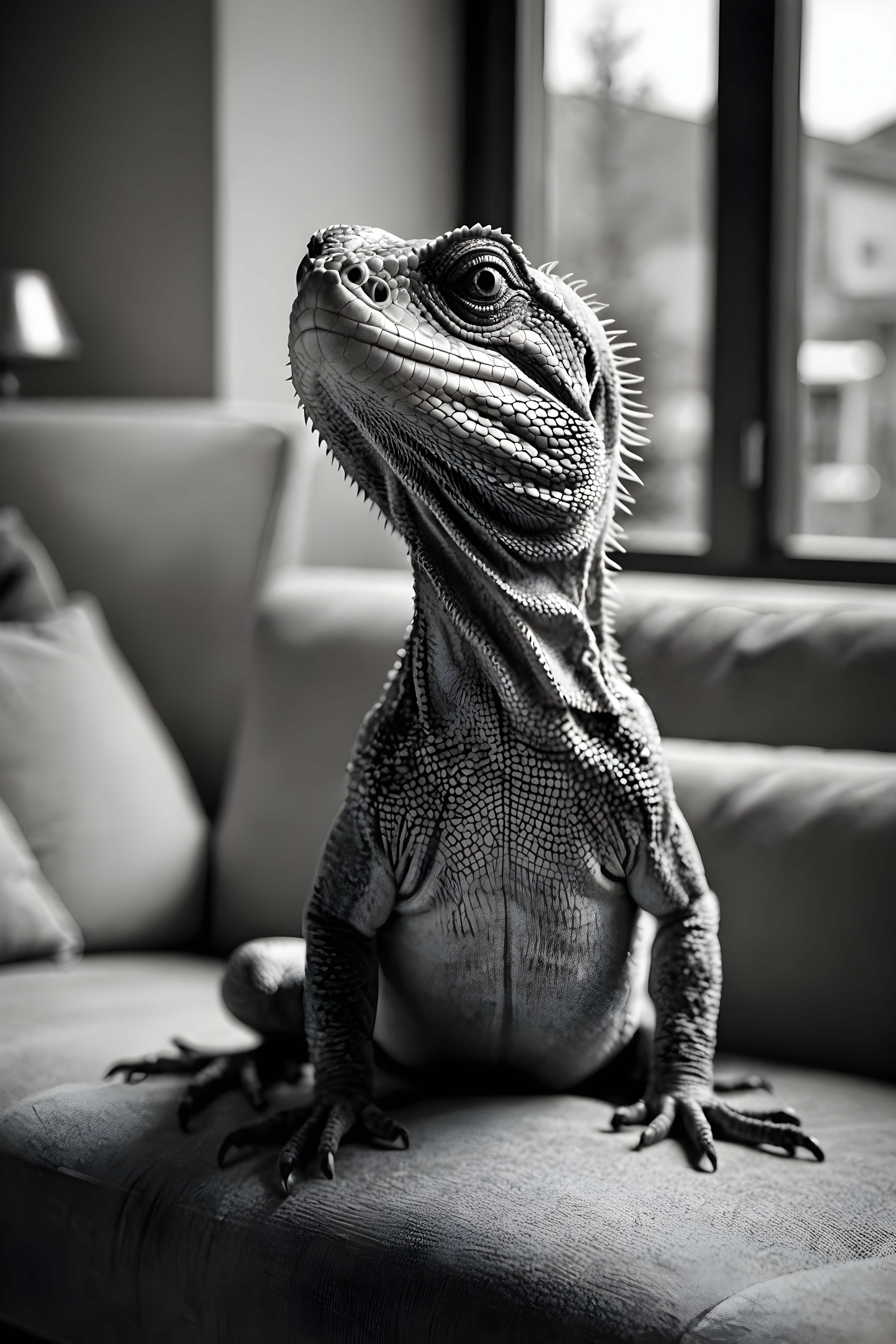 Lizard — Black & White (Lifestyle)