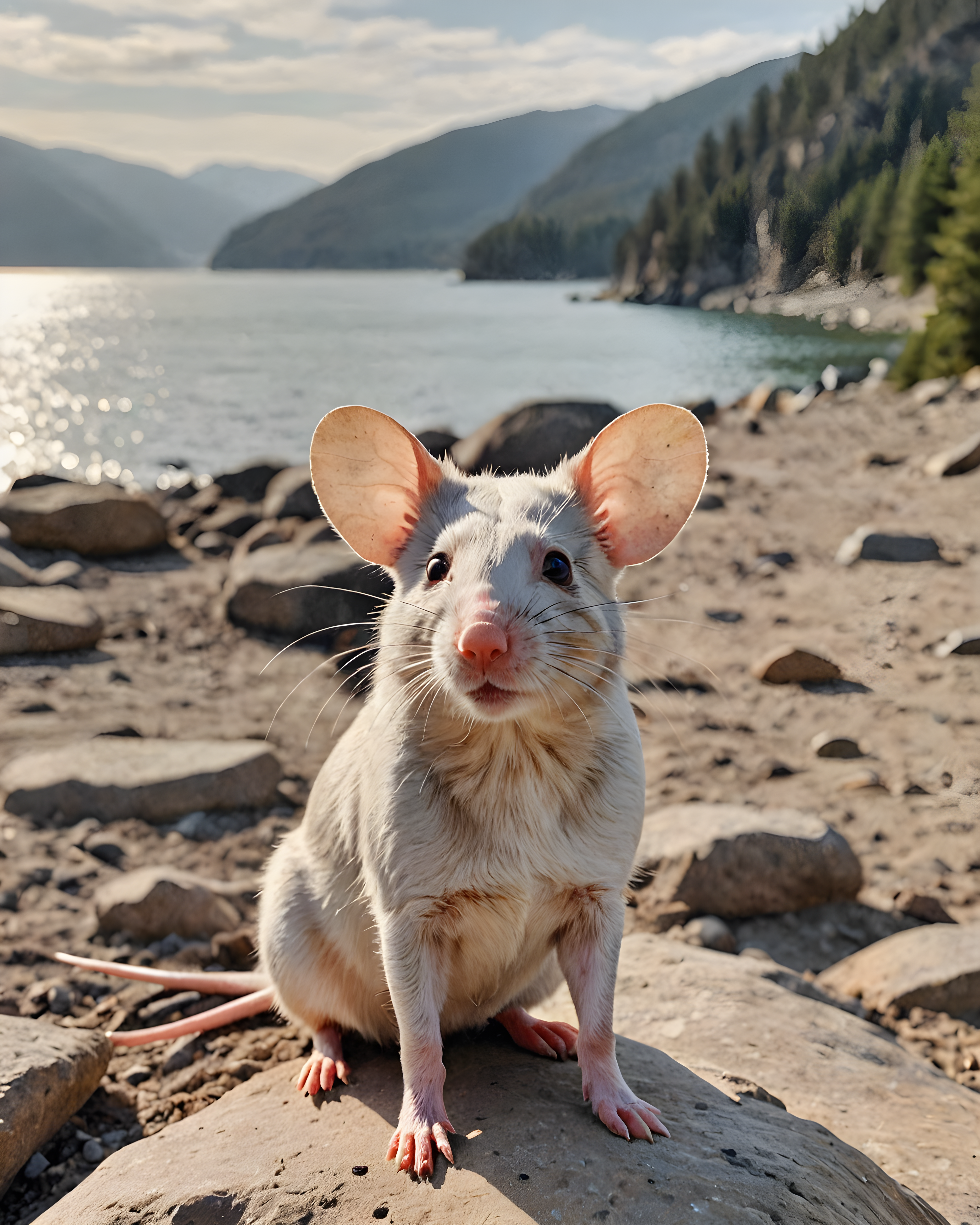 Mouse — Watercolor (Aesthetic) — Wall Art (Printable) — Portrait 4×5