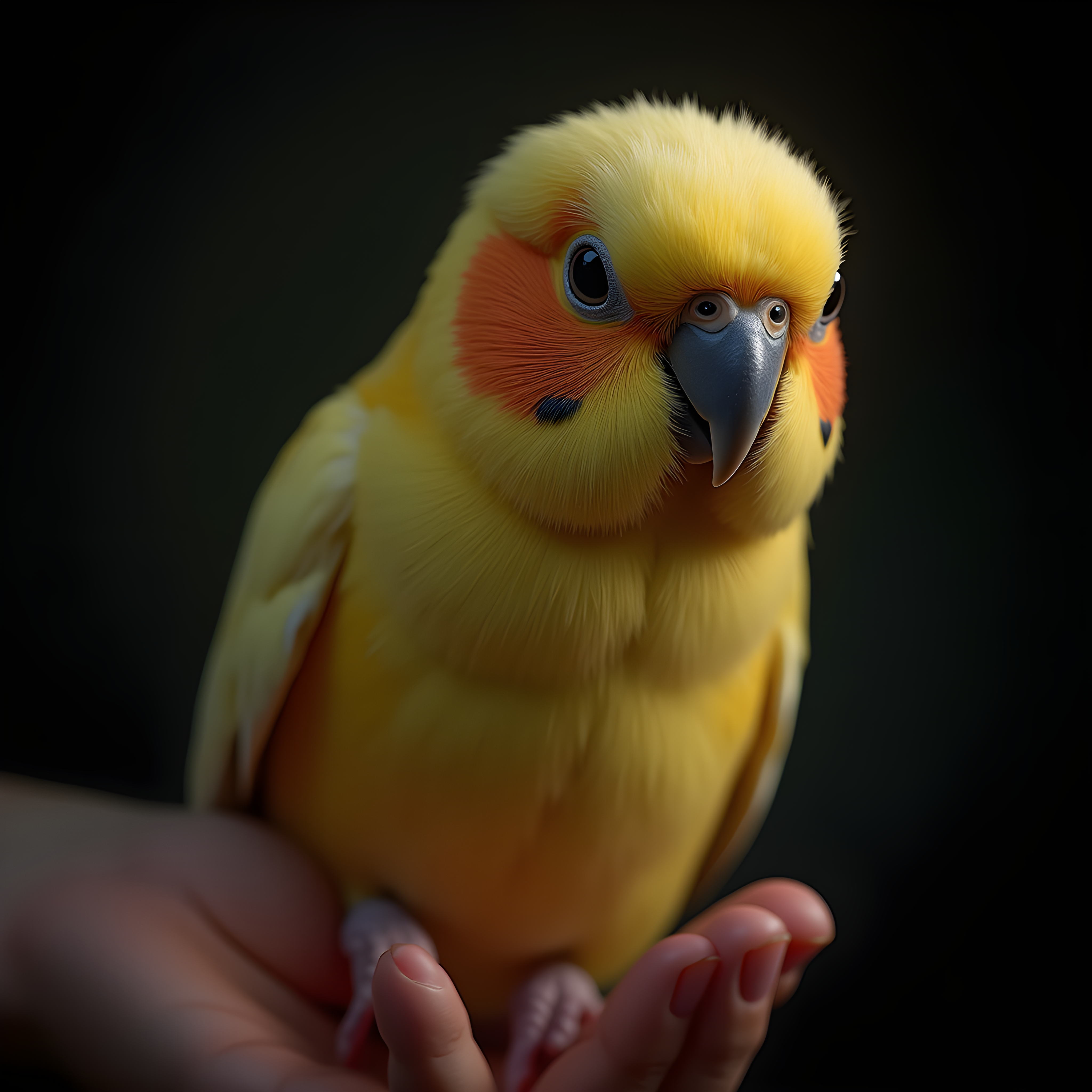 Parakeet — Hyper-Realistic (Emotional)