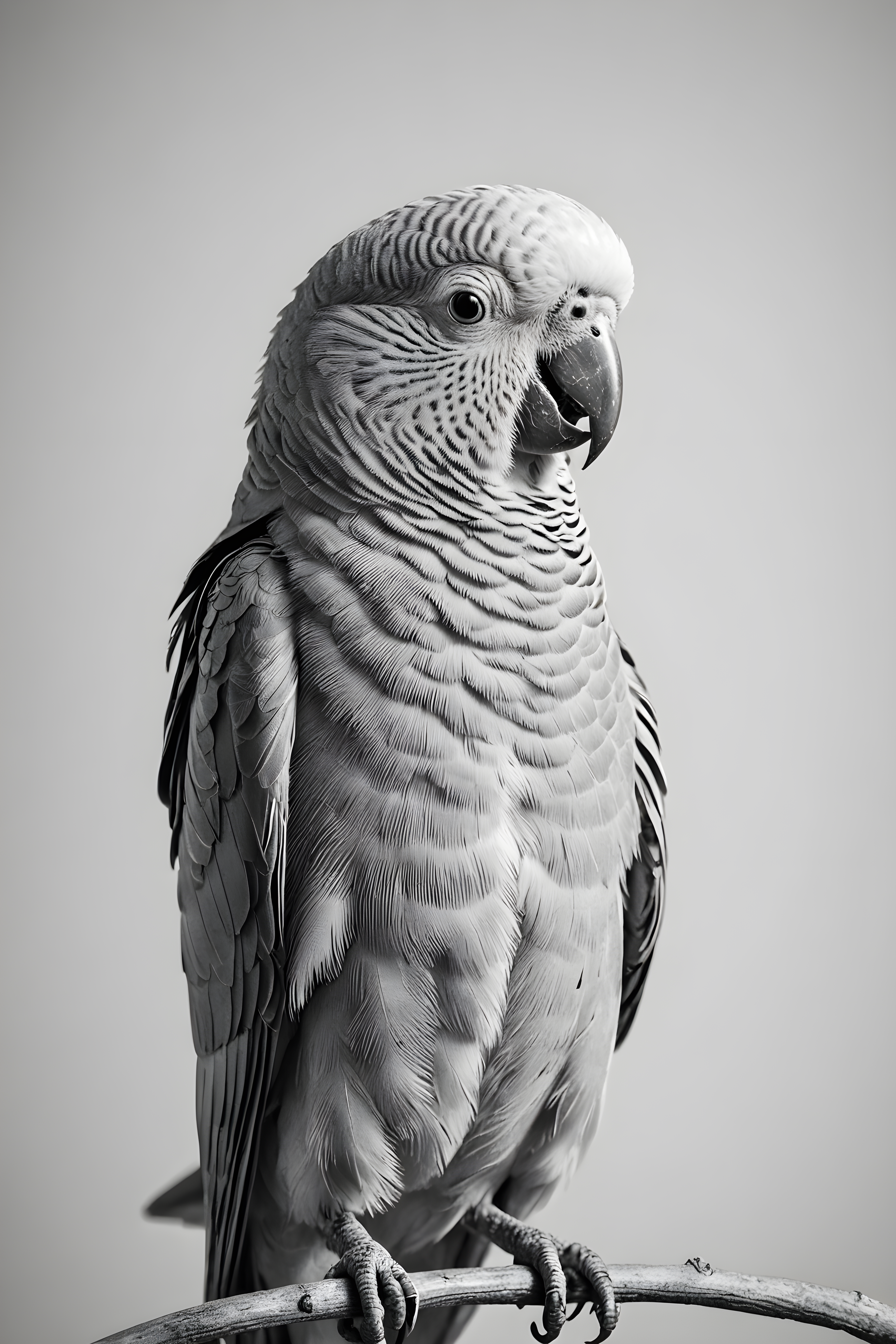 Parakeet — Minimalist Line Art (Emotional)