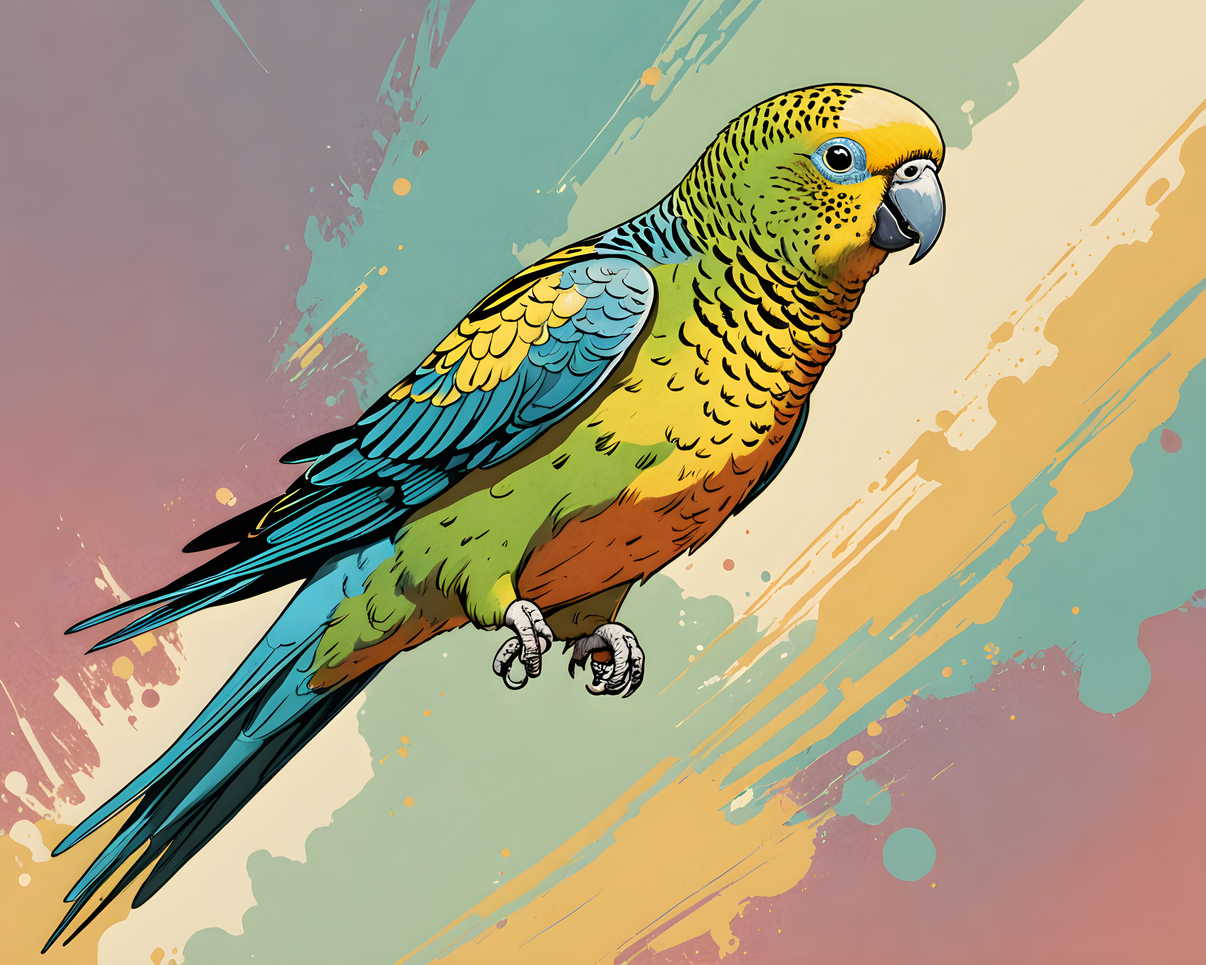 Parakeet — Retro (Fantasy)