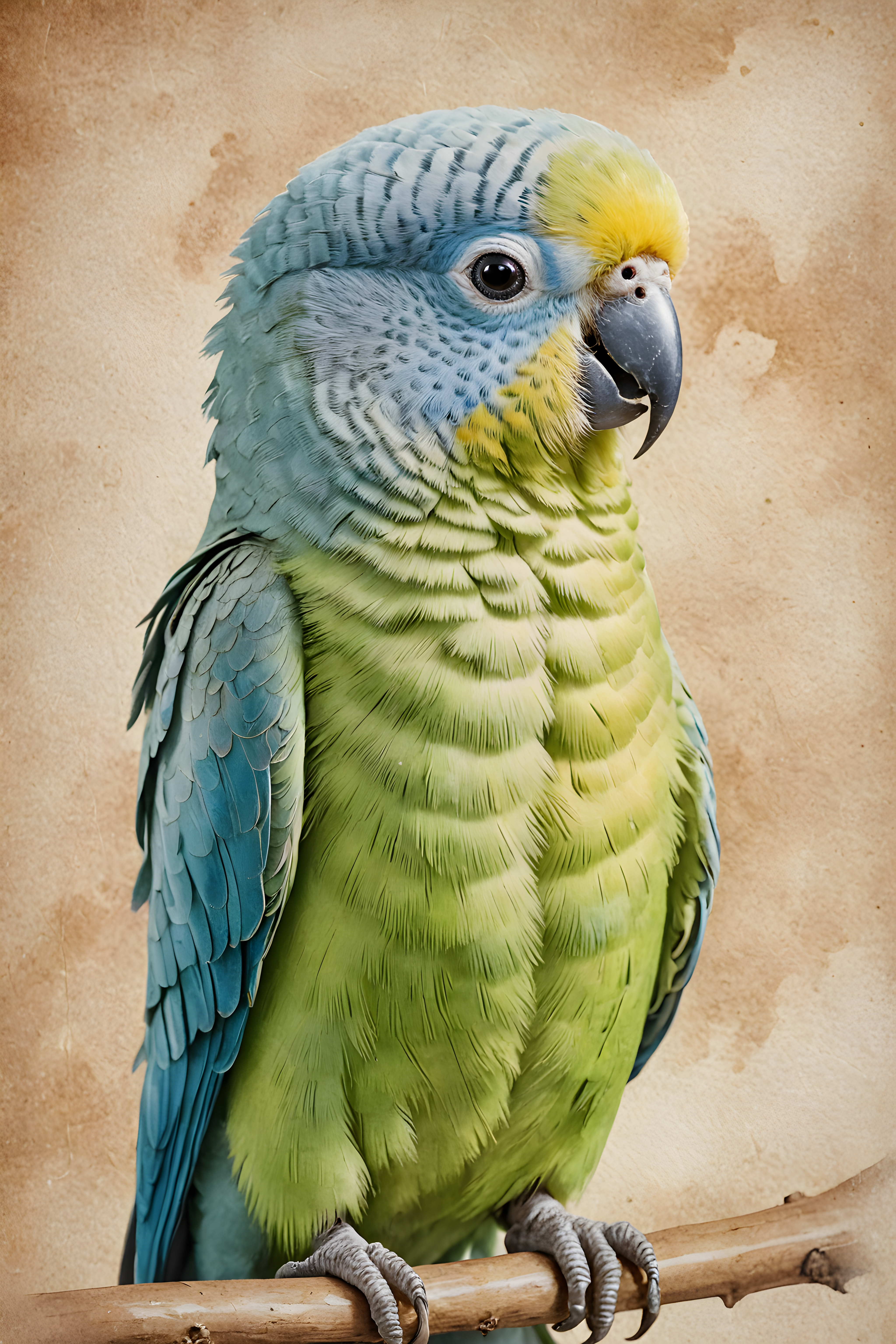 Parakeet — Watercolor (Cute)