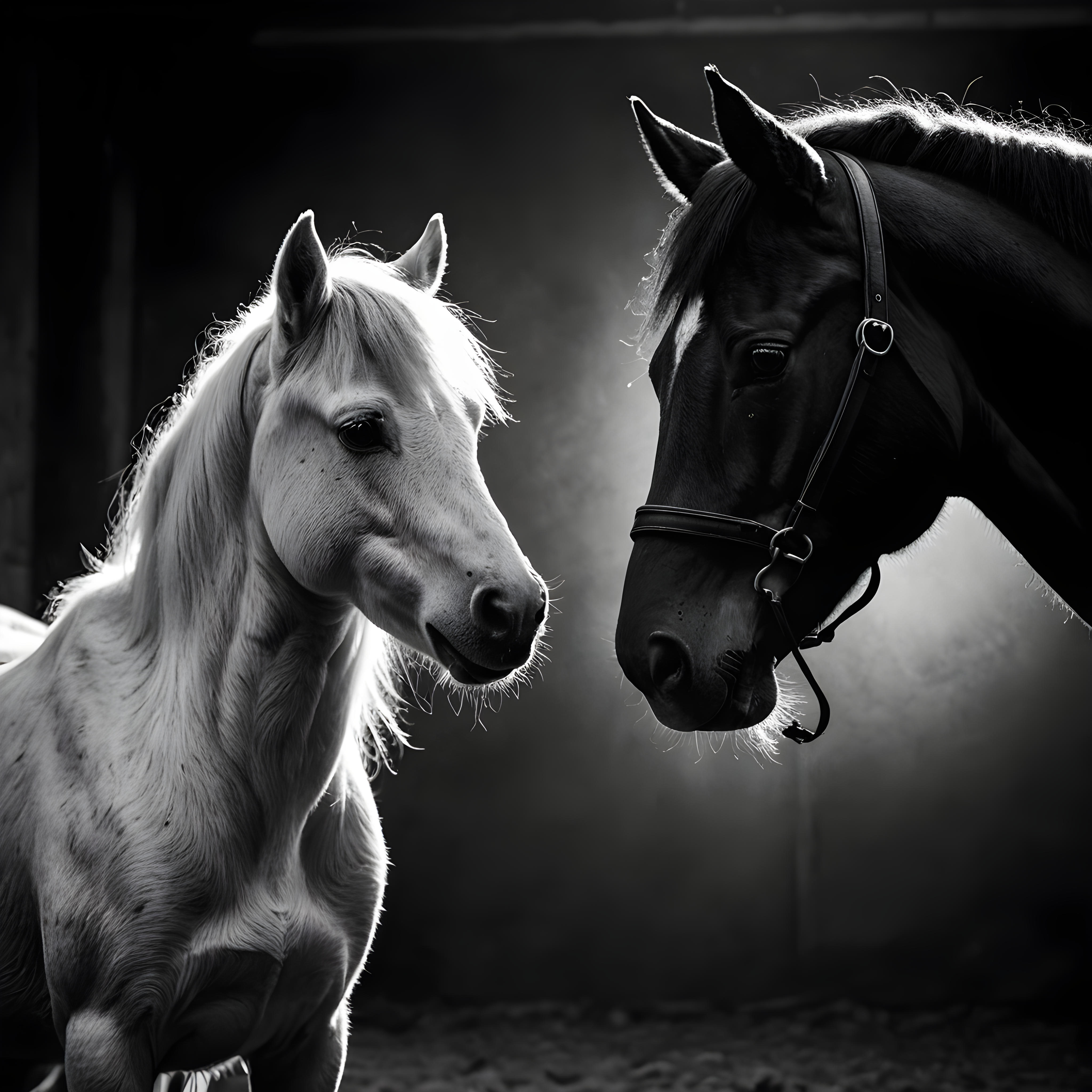 Pony — Black & White (Motivational)