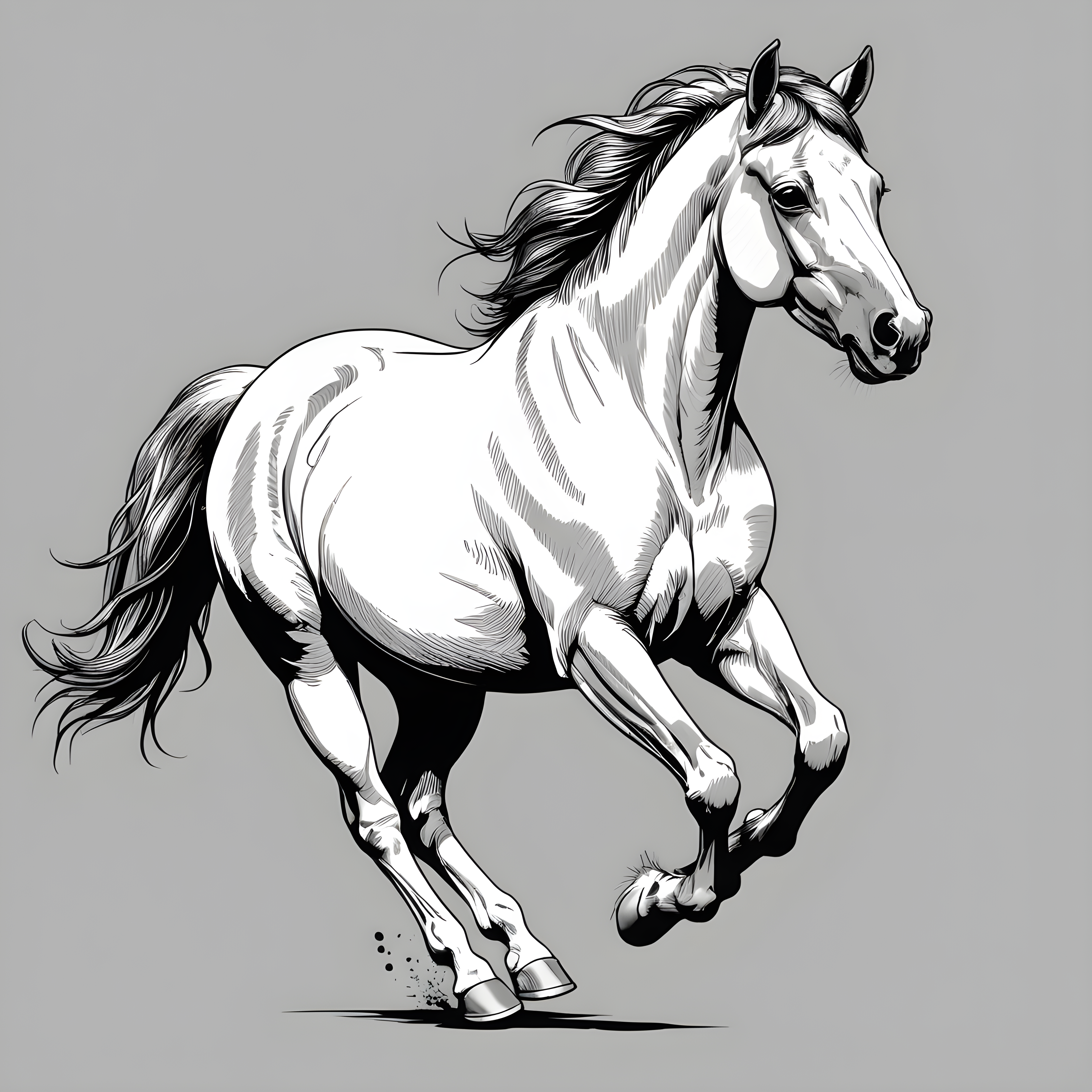 Pony — Line Art (Aesthetic)