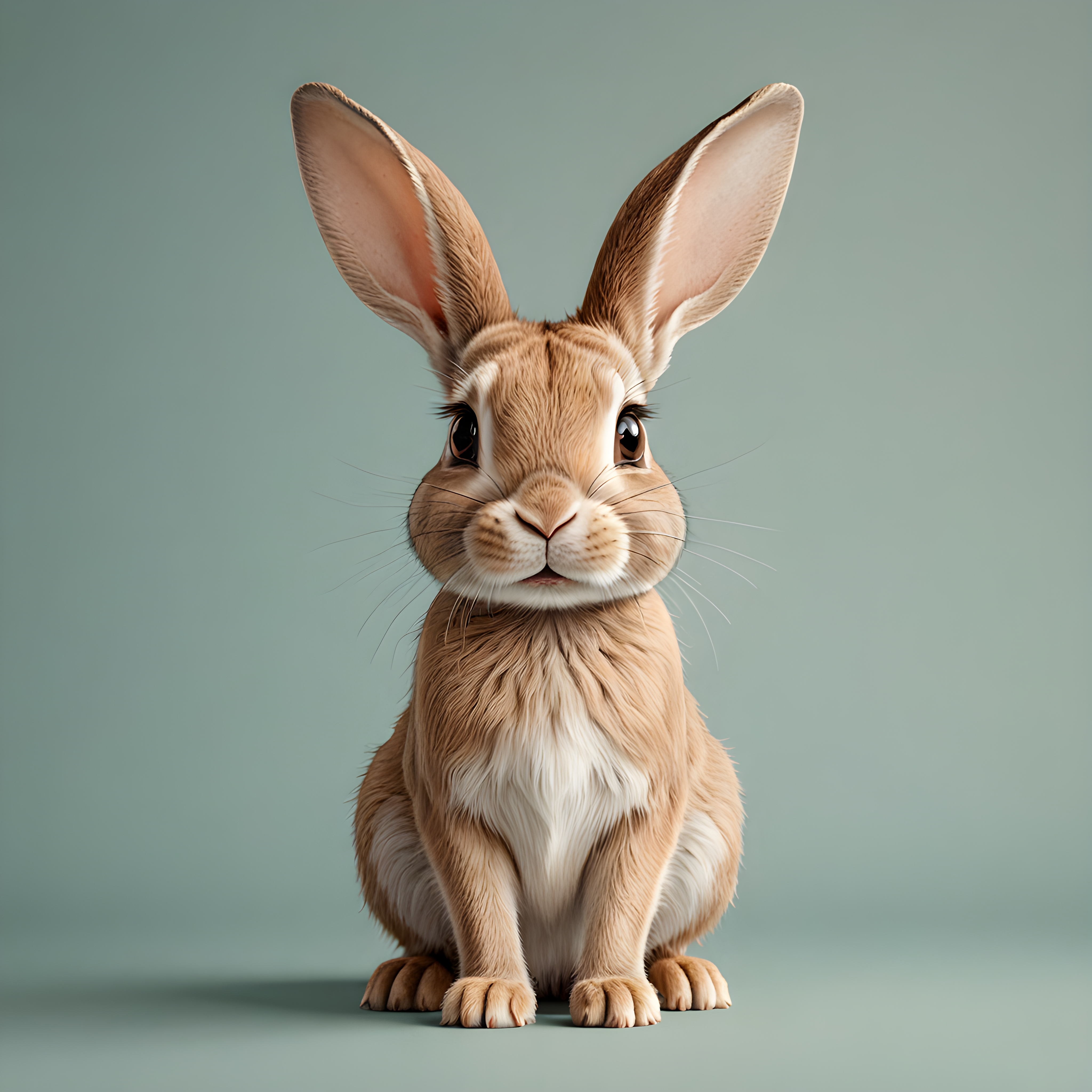 Rabbit — Line Art (Cute)
