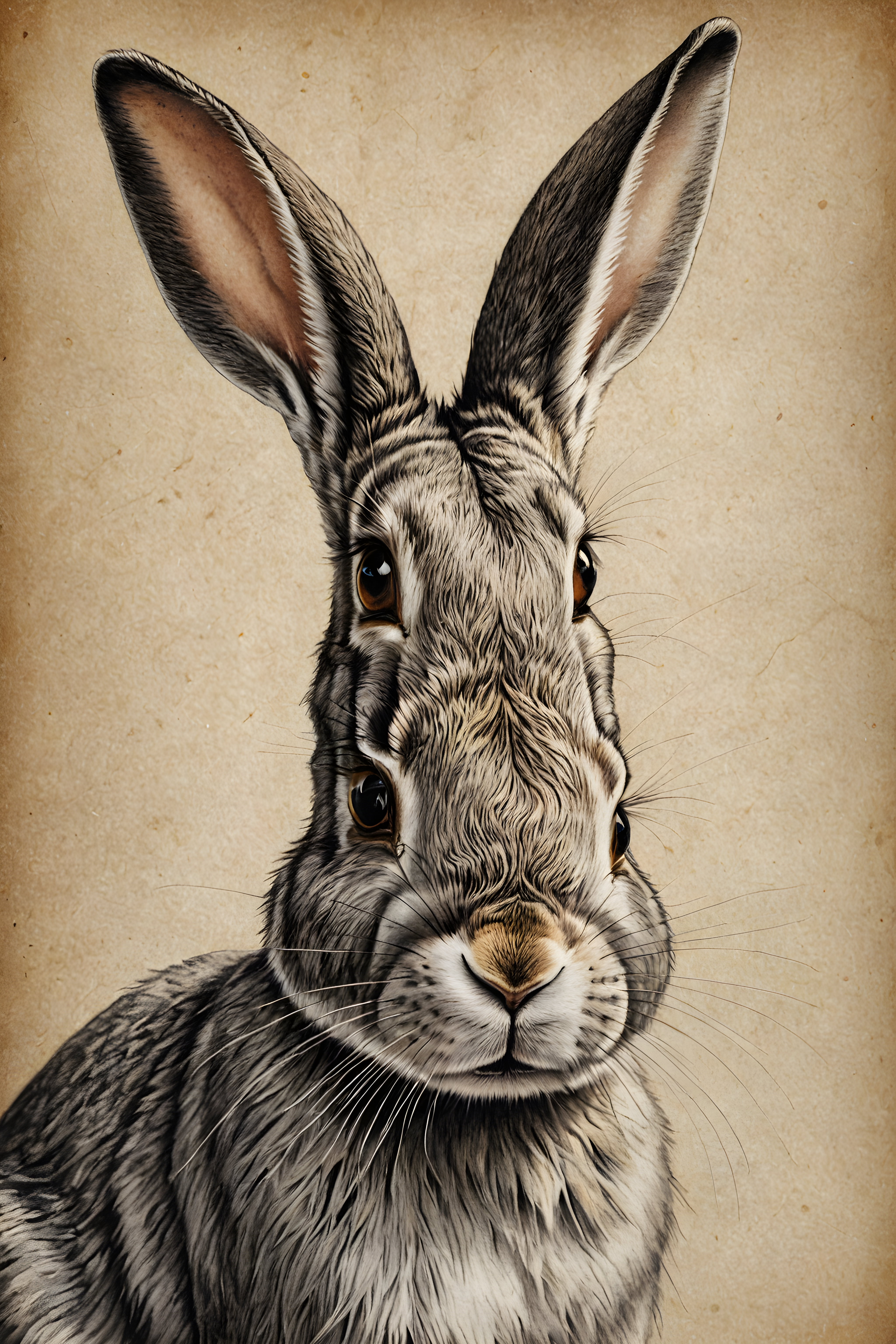 Rabbit — Pencil Sketch (Luxury)