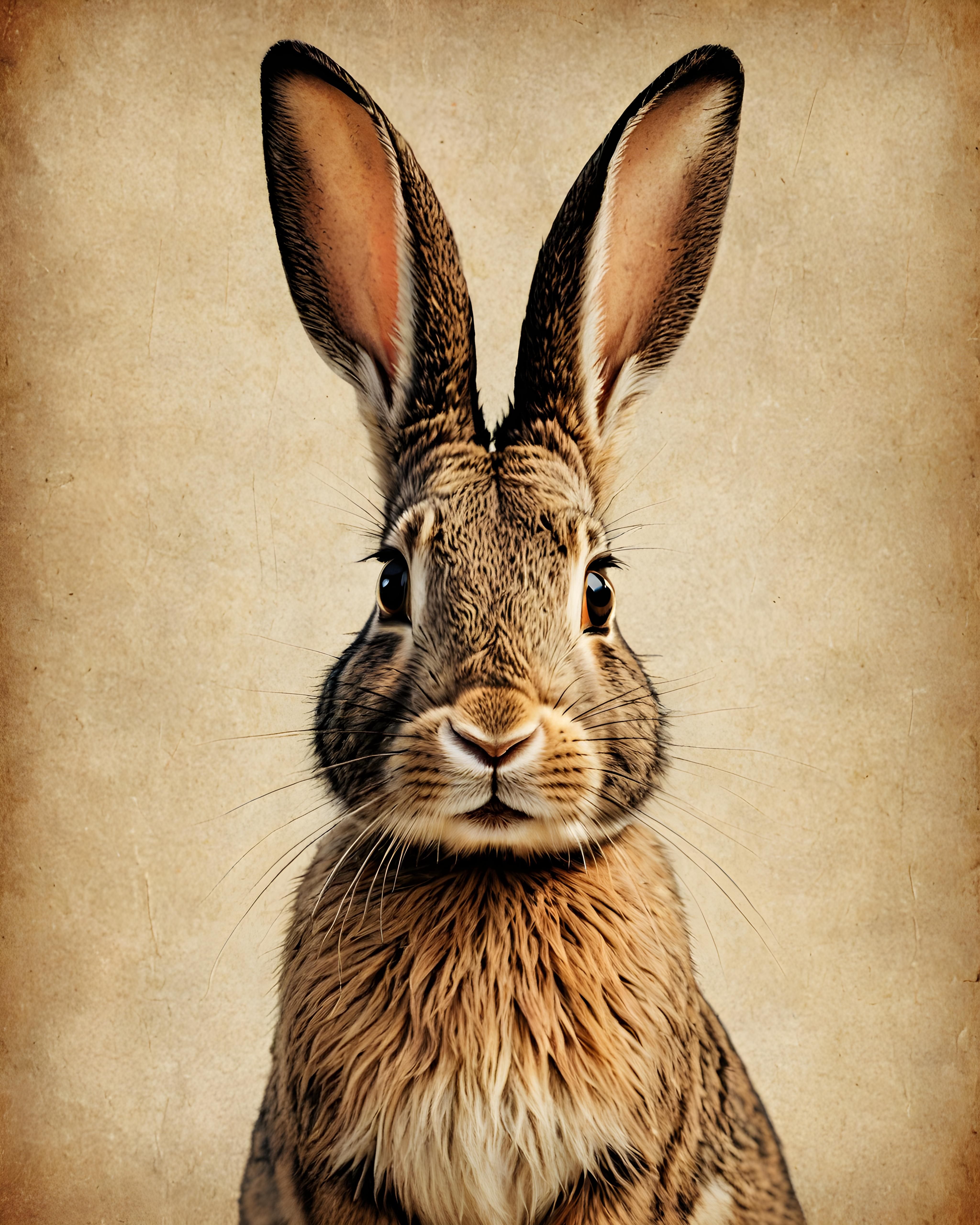 Rabbit — Vintage Poster (Energetic)