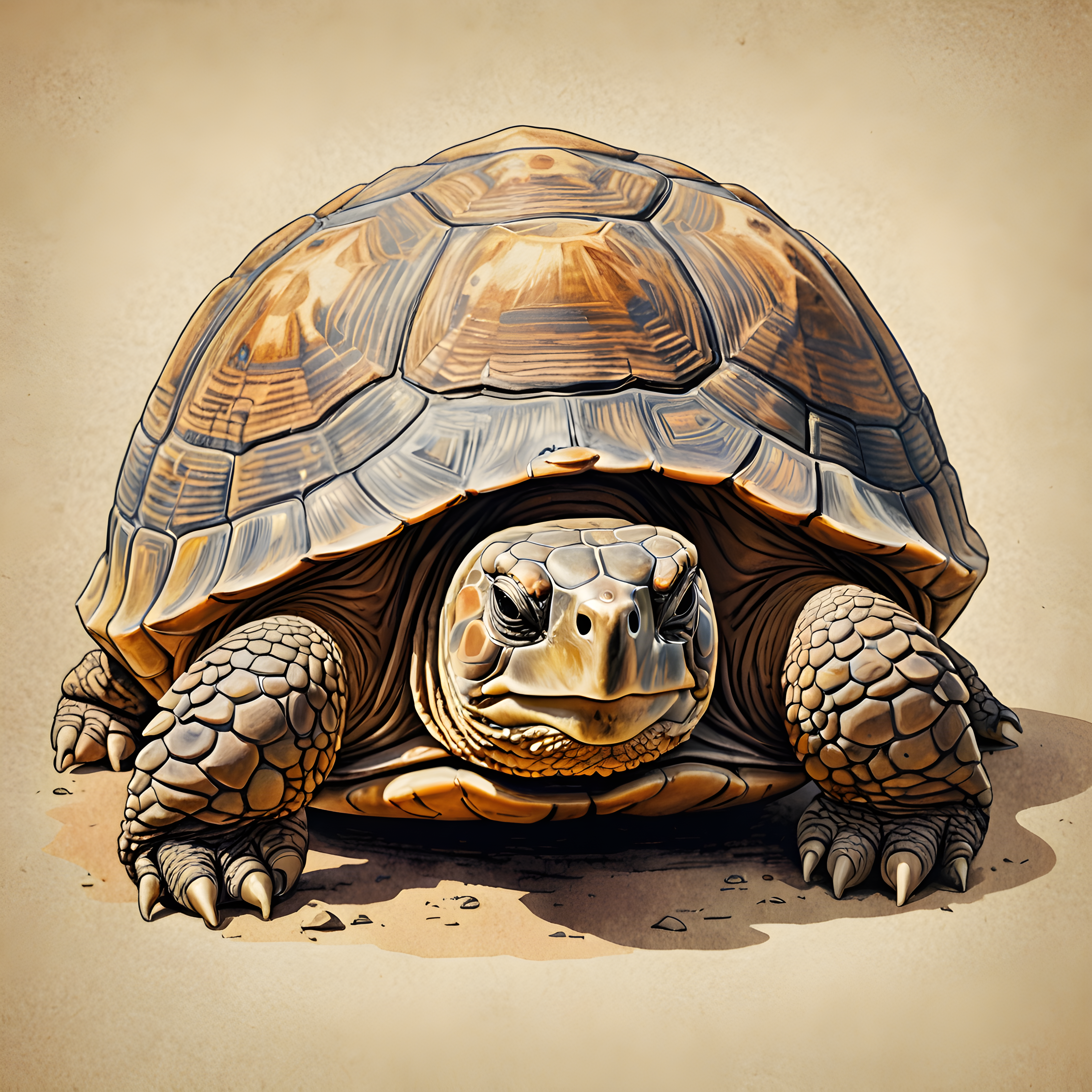 Tortoise — Retro (Sleepy)