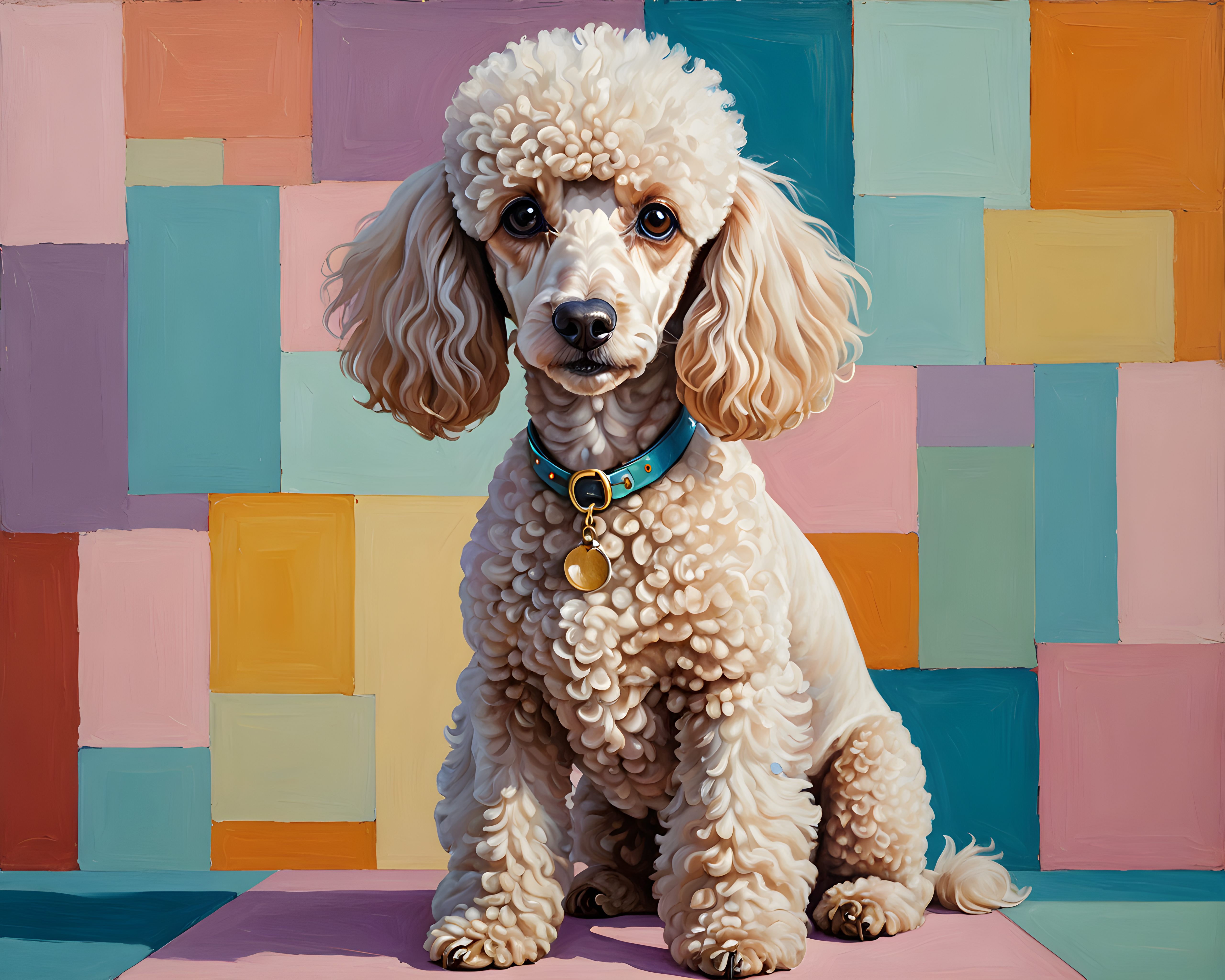 Aristocrat Poodle — Abstract (Cute)