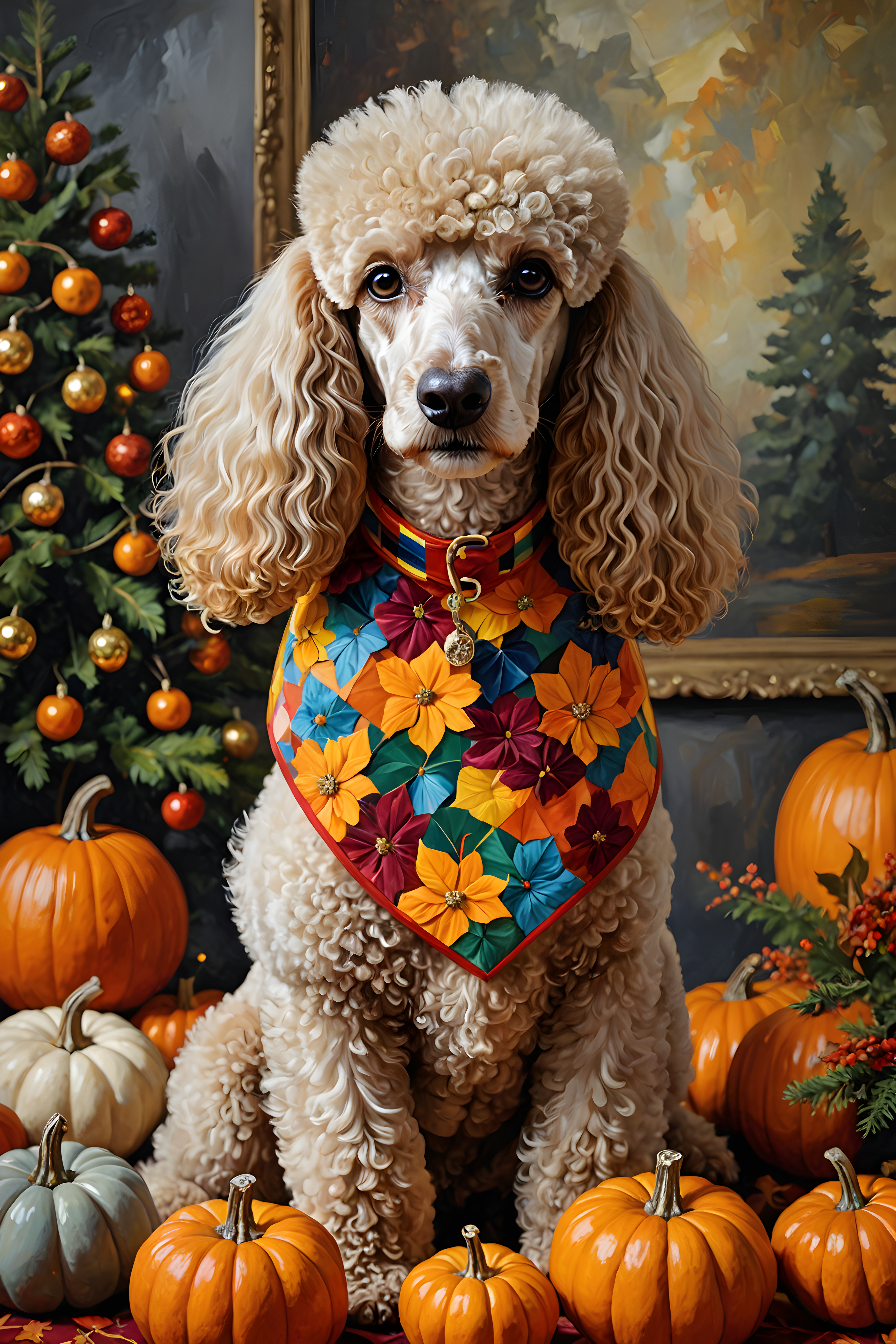 Aristocrat Poodle — Abstract (Seasonal)